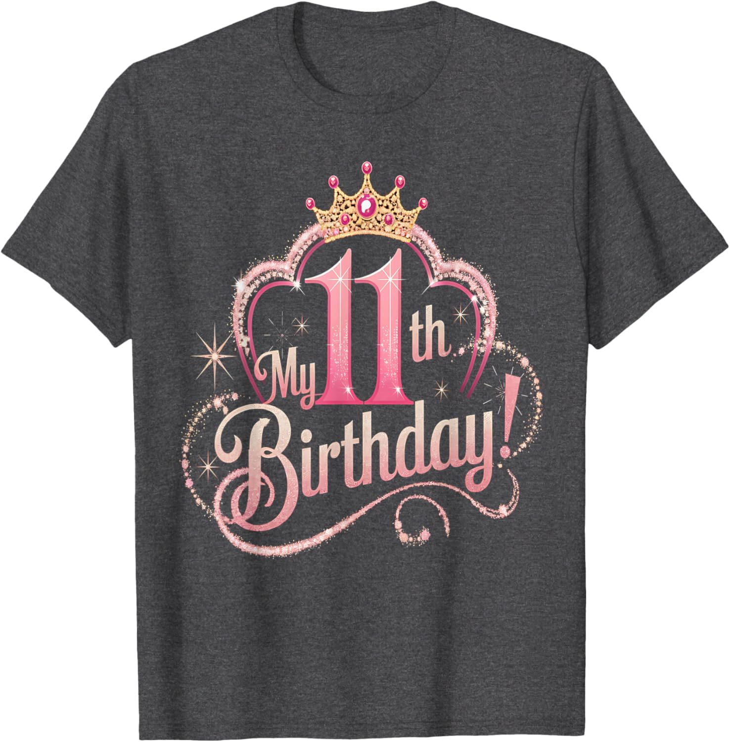 Cute 11th Birthday Shirt for Girls - Fun T-Shirt for Turning 11 - 3