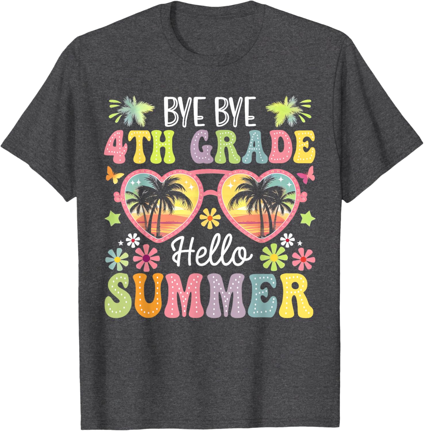 Goodbye 4th Grade Hello Summer Kids T-Shirt for Boys - Fun Last Day Style - 13