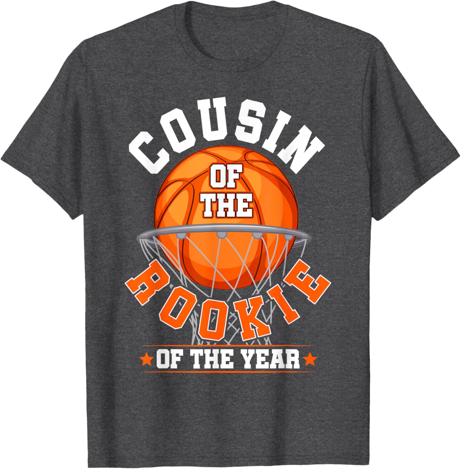 Cousin of Rookie 1st Birthday Basketball Family Matching T-Shirt - 21