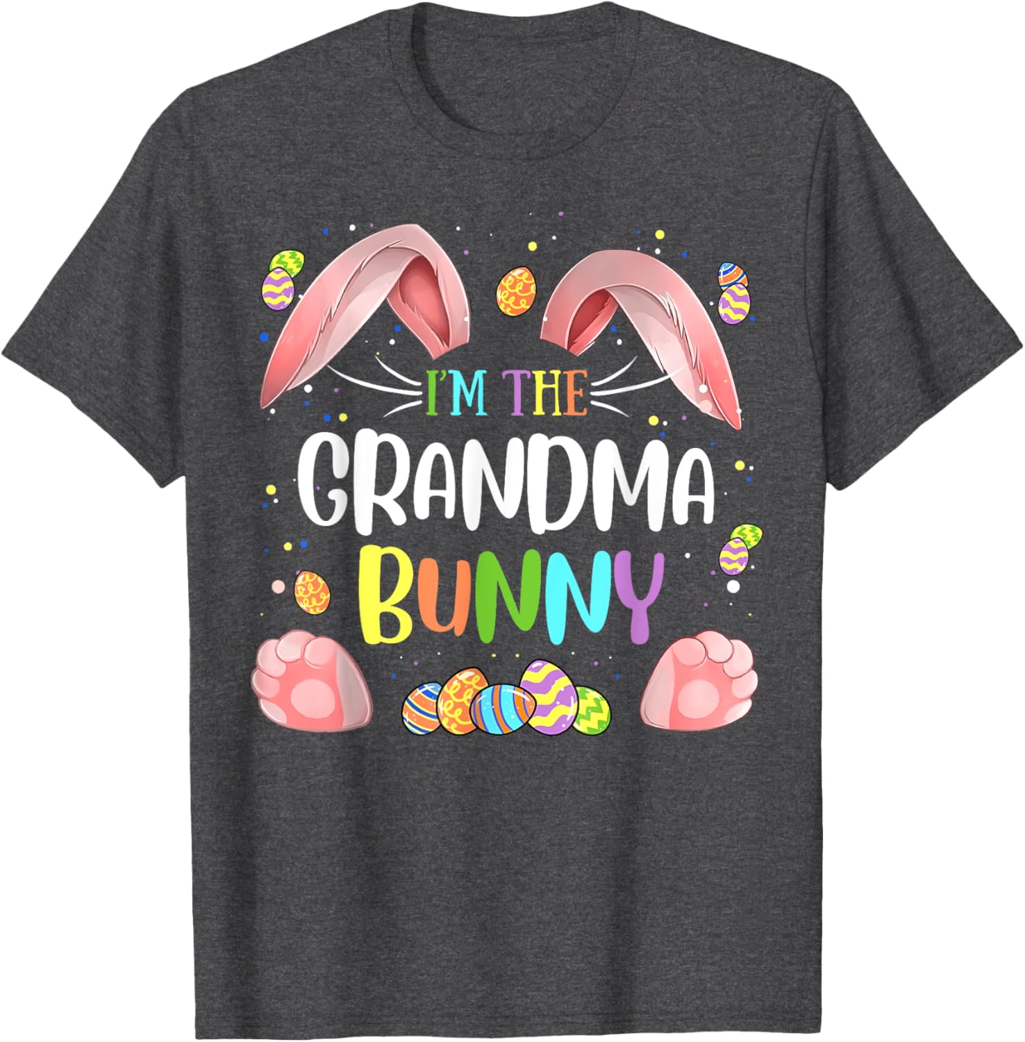 Cute Grandma Bunny Matching Family Easter T-Shirt for Holiday Fun - 16