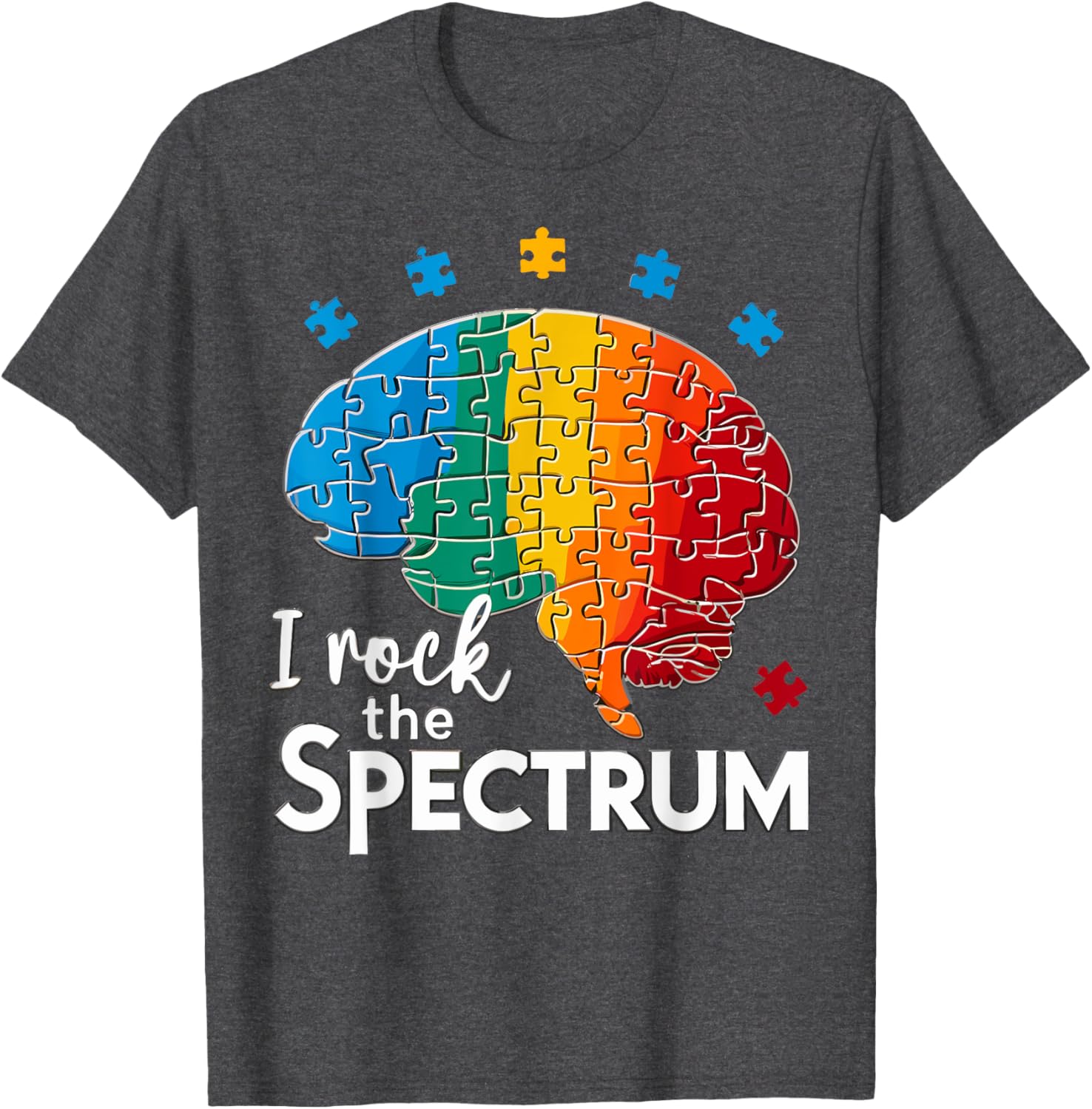 Cute Autism Awareness T-Shirt for Toddlers I Rock The Spectrum Design - 6