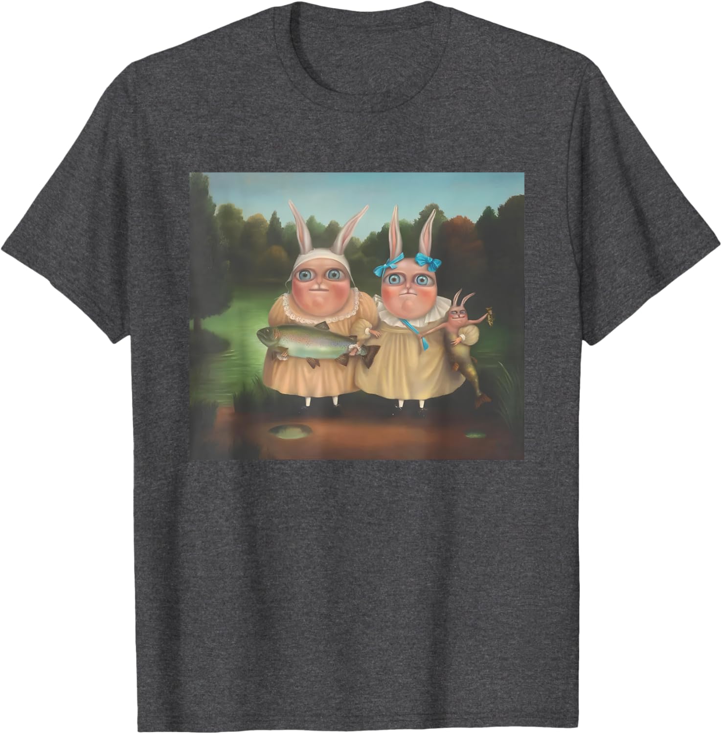 Cute Easter Bunny T-Shirt for Rabbit Lovers by Irena Aizen - 8
