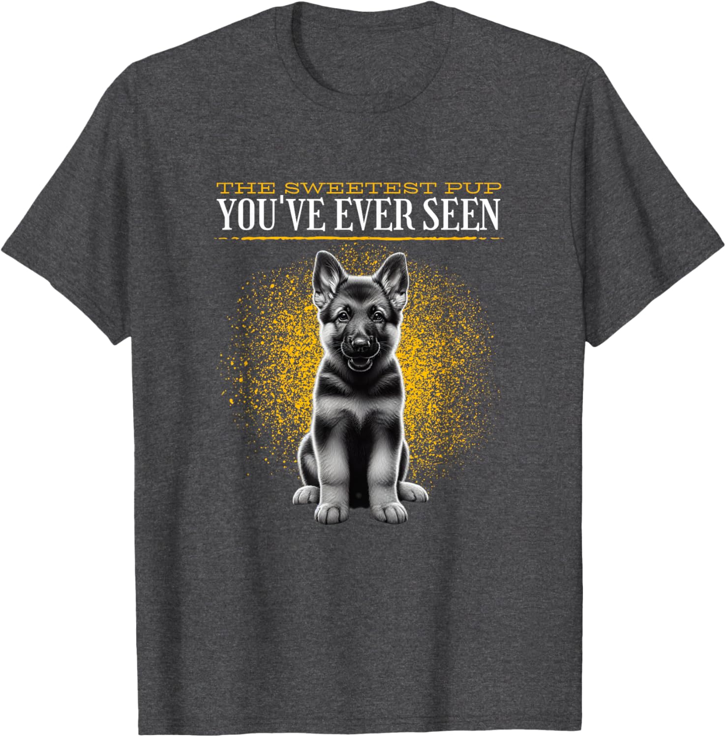 Cute German Shepherd Puppy T-Shirt for Dog Lovers and Pet Owners - 6