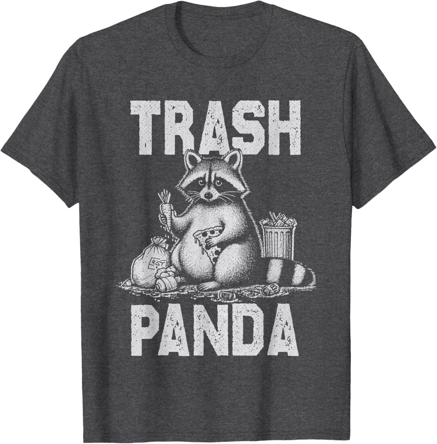 Funny Trash Panda Raccoon Eating Garbage T-Shirt for Animal Lovers - 17