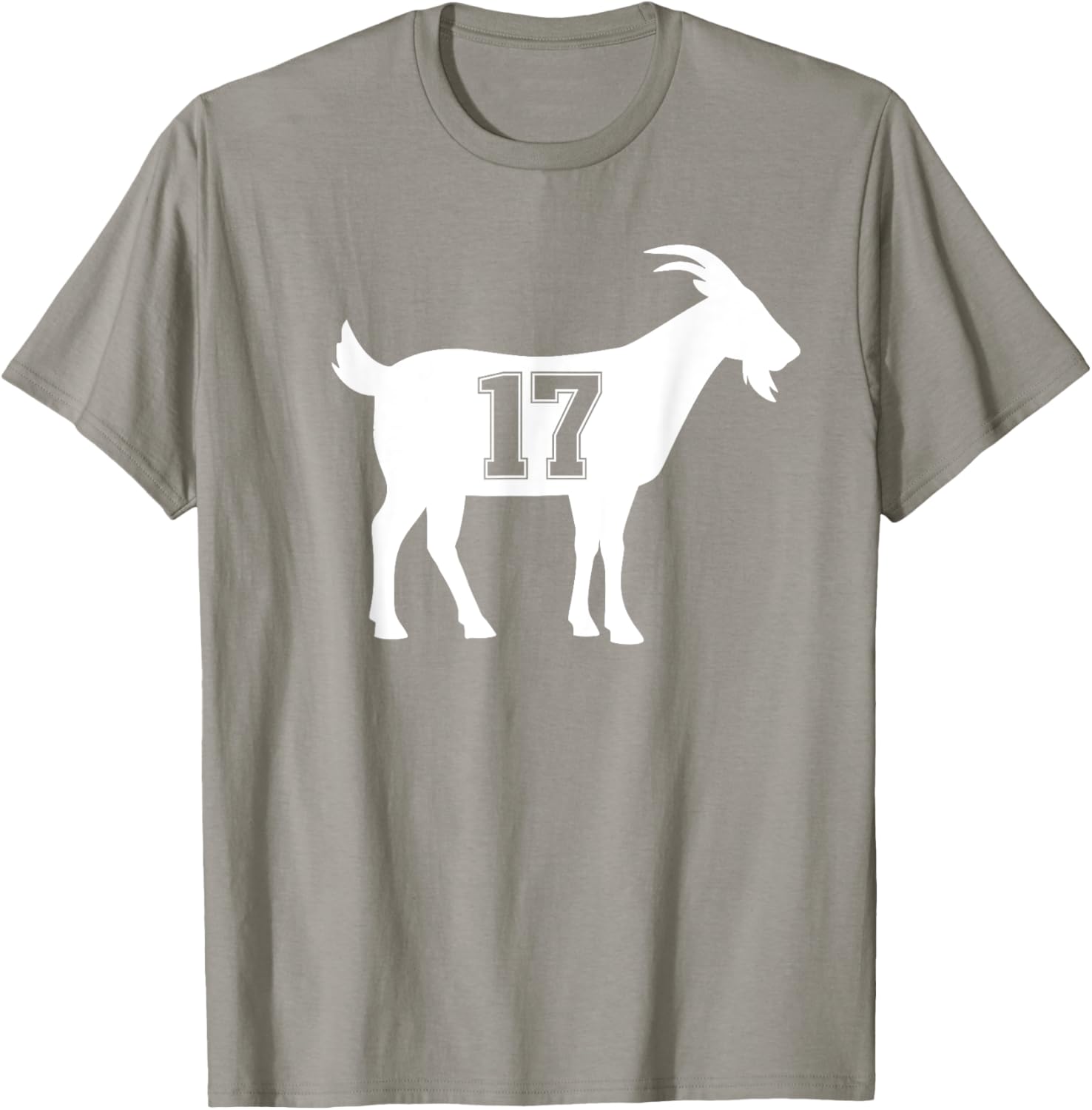 Goat 17 G.O.A.T. Number 17 Goat T-Shirt for Sports Fans and Casual Wear - 14