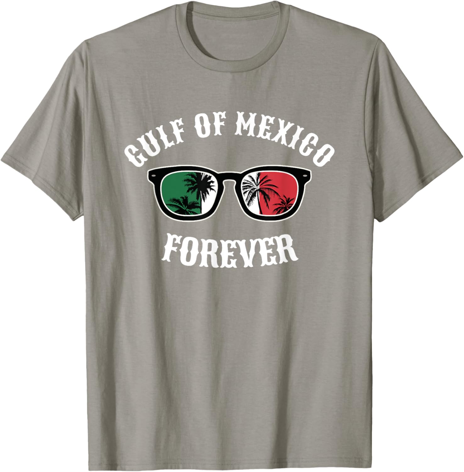Gulf of Mexico Pride Mexican Flag Beach T-Shirt for Fun Summer Days - 15