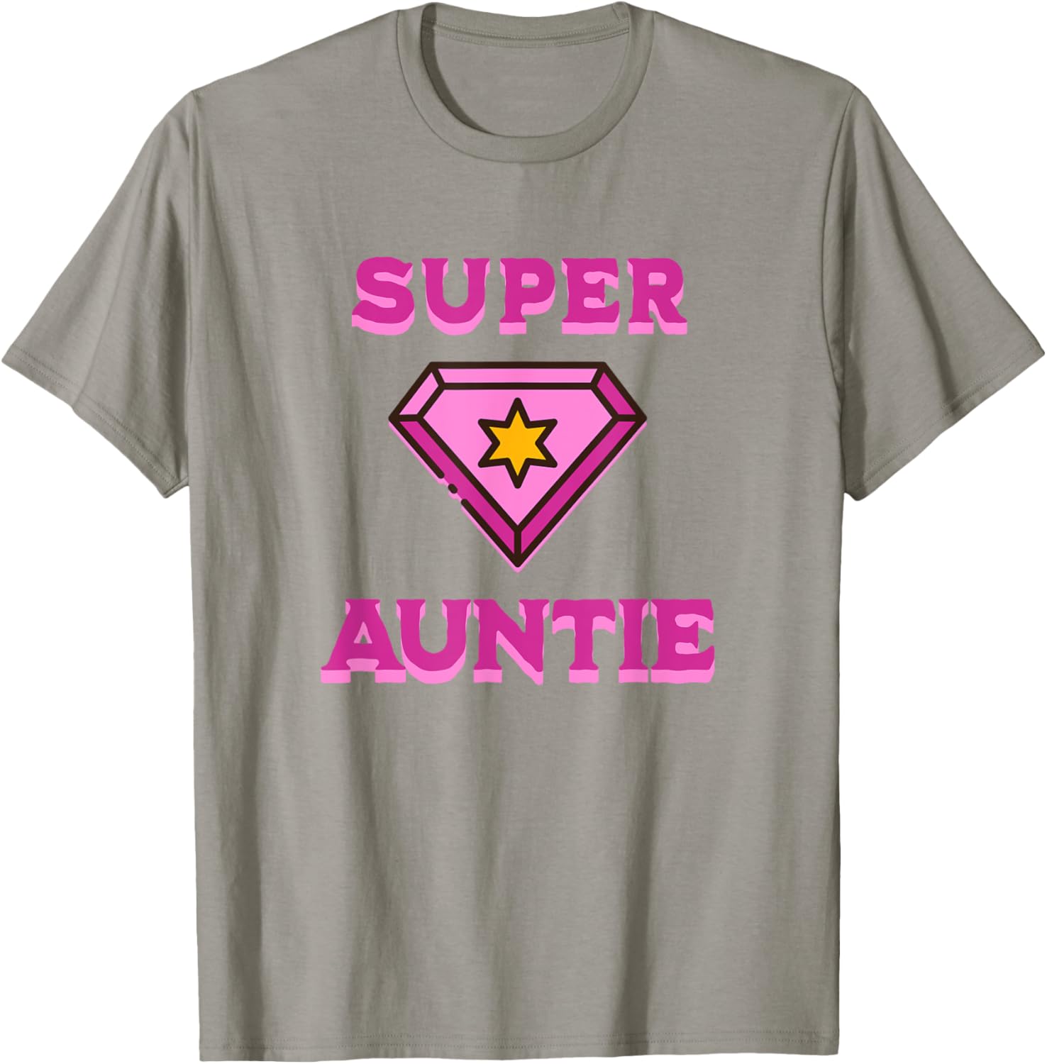 Funny Super Auntie T-Shirt for Mother's Day Gift - Cute and Comfy Apparel - 17