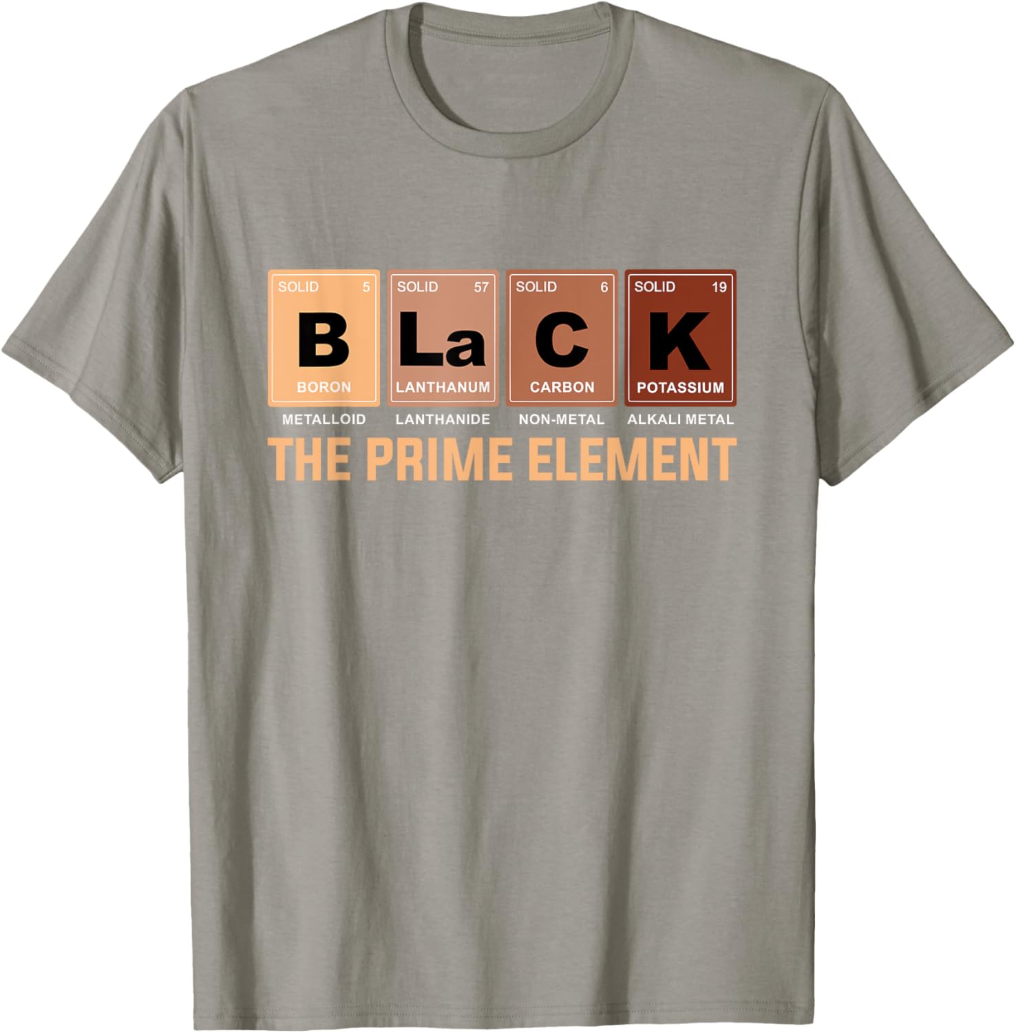 Celebrate Black History Month with the Prime Element Periodic Table T-Shirt - 17