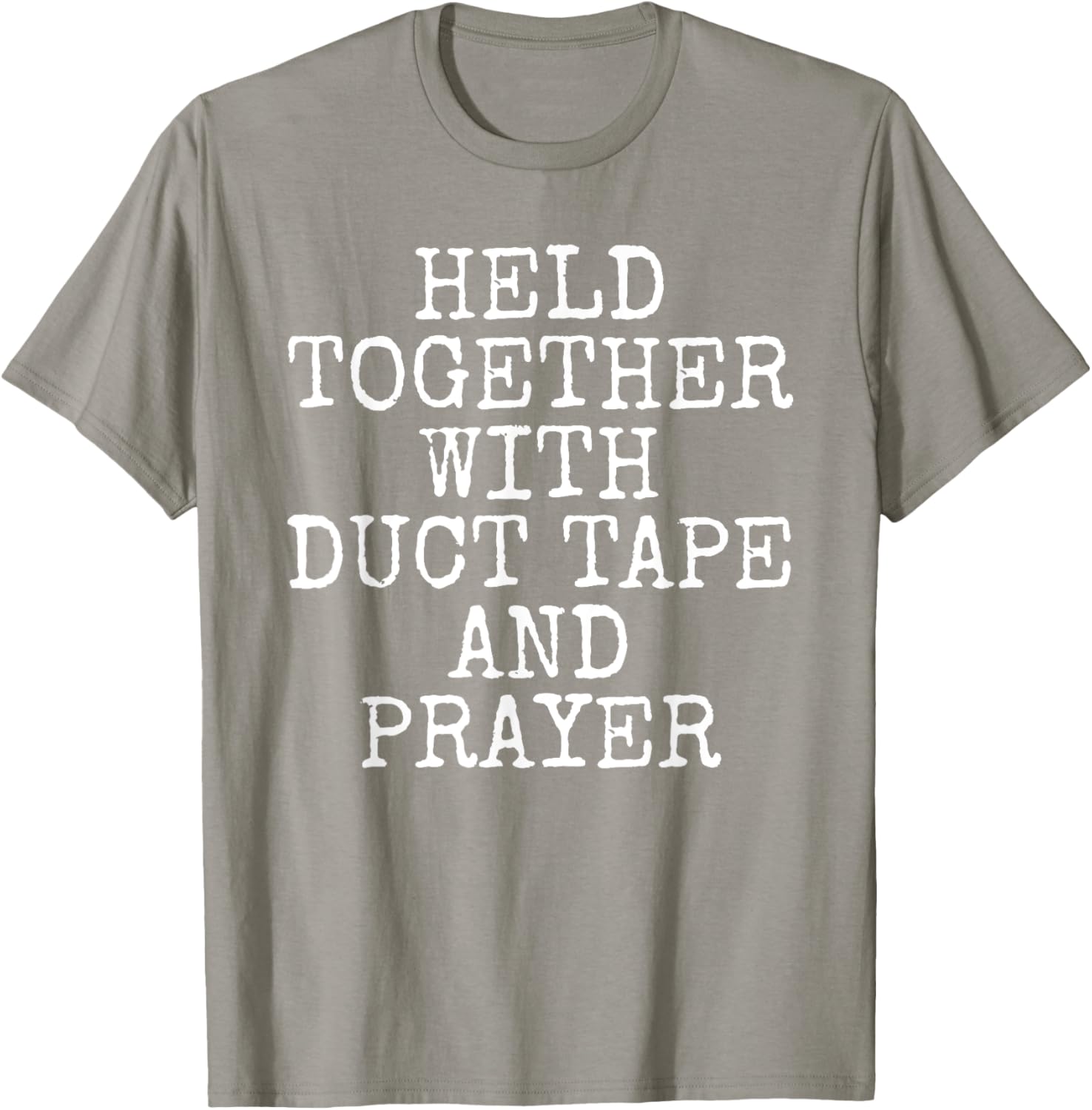 Funny Pastor T-Shirt Held Together With Duct Tape And Prayer Humor - 3