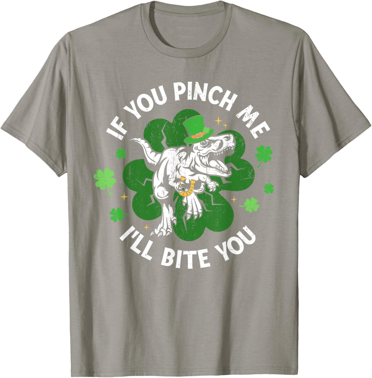 Funny Dinosaur T-Shirt for Men and Women - If You Pinch Me I'll Bite You - 7