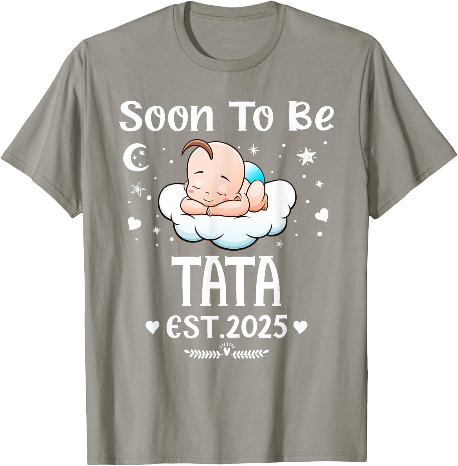 Cute Hearts Father's Day T-Shirt for 2025 by Soon To Be Tata - 28