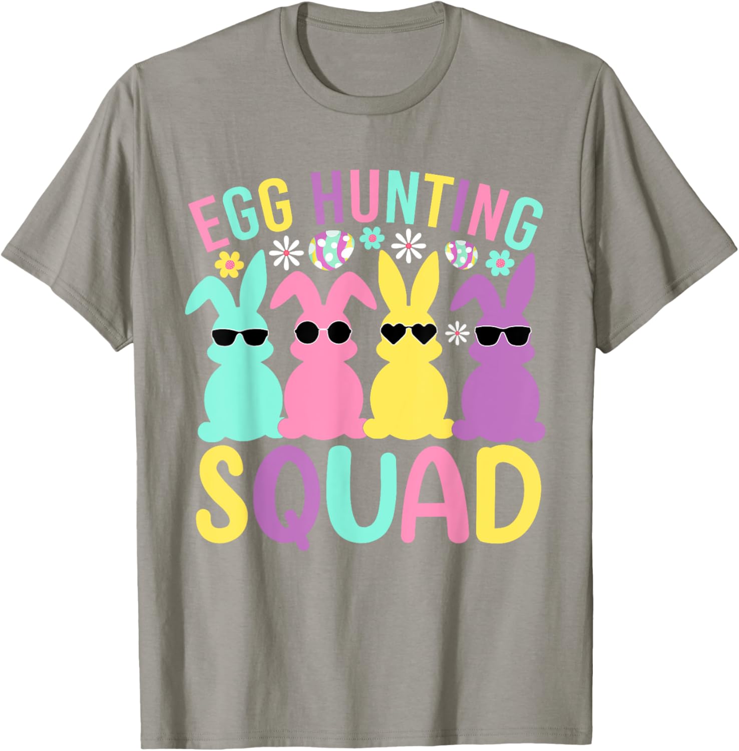 Egg Hunting Squad Family Bunny T-Shirt for Happy Easter Celebrations - 11