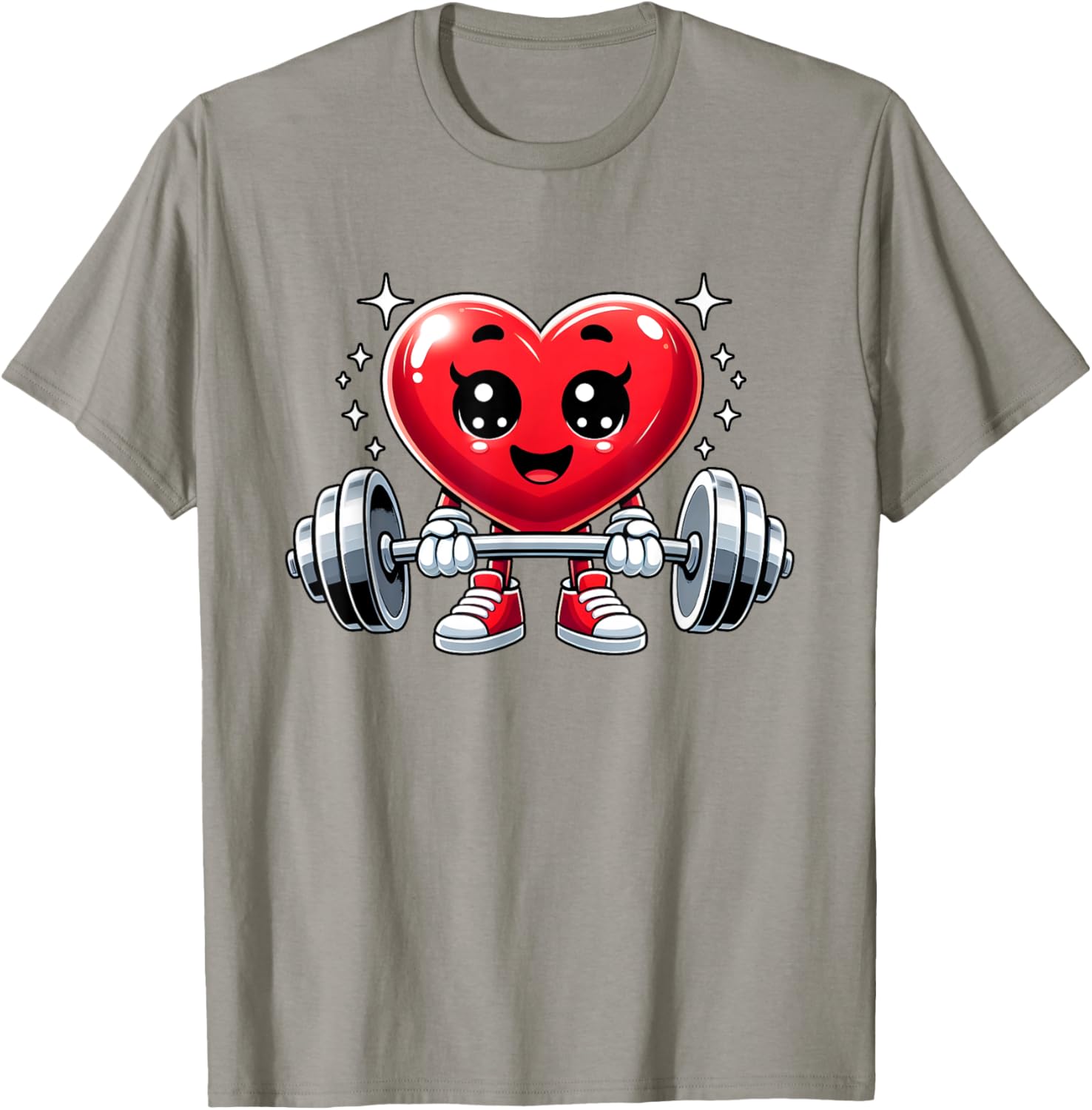 Funny Valentine's Day Heart Workout Fitness T-Shirt for Gym Lovers - 12