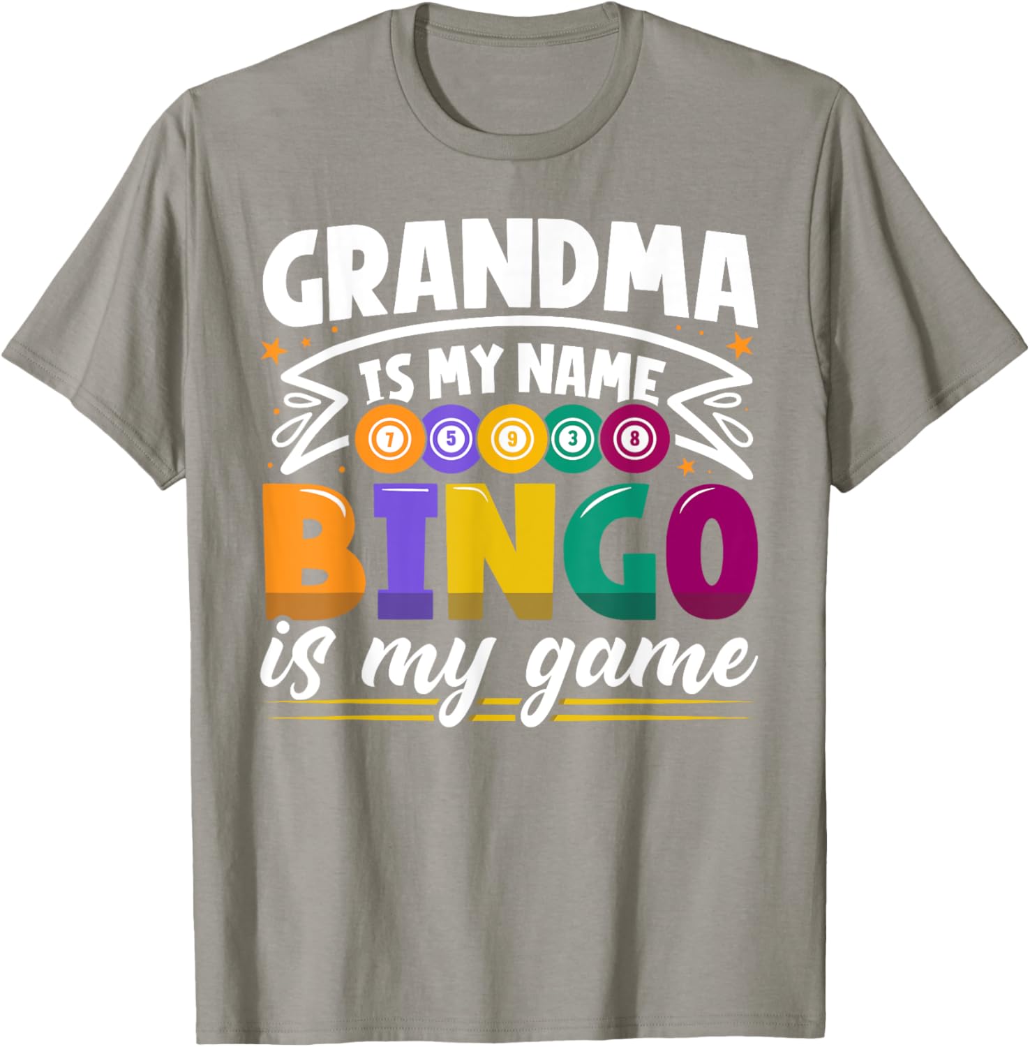 Funny Grandma Bingo Player T-Shirt for Bingo Lovers and Grandkids - 14