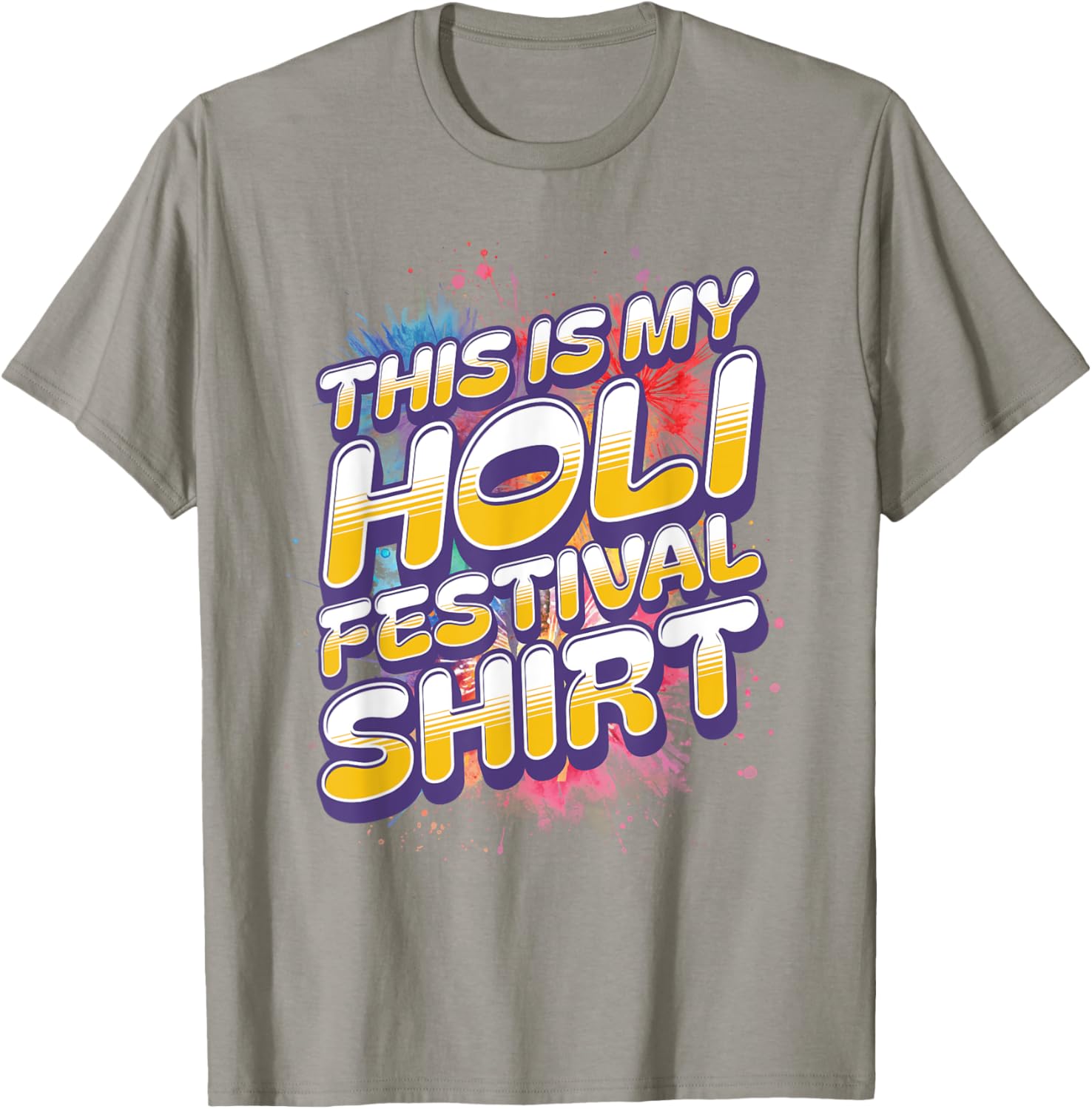 Colorful Holi Festival Shirt for Men and Women - Celebrate in Style - 28