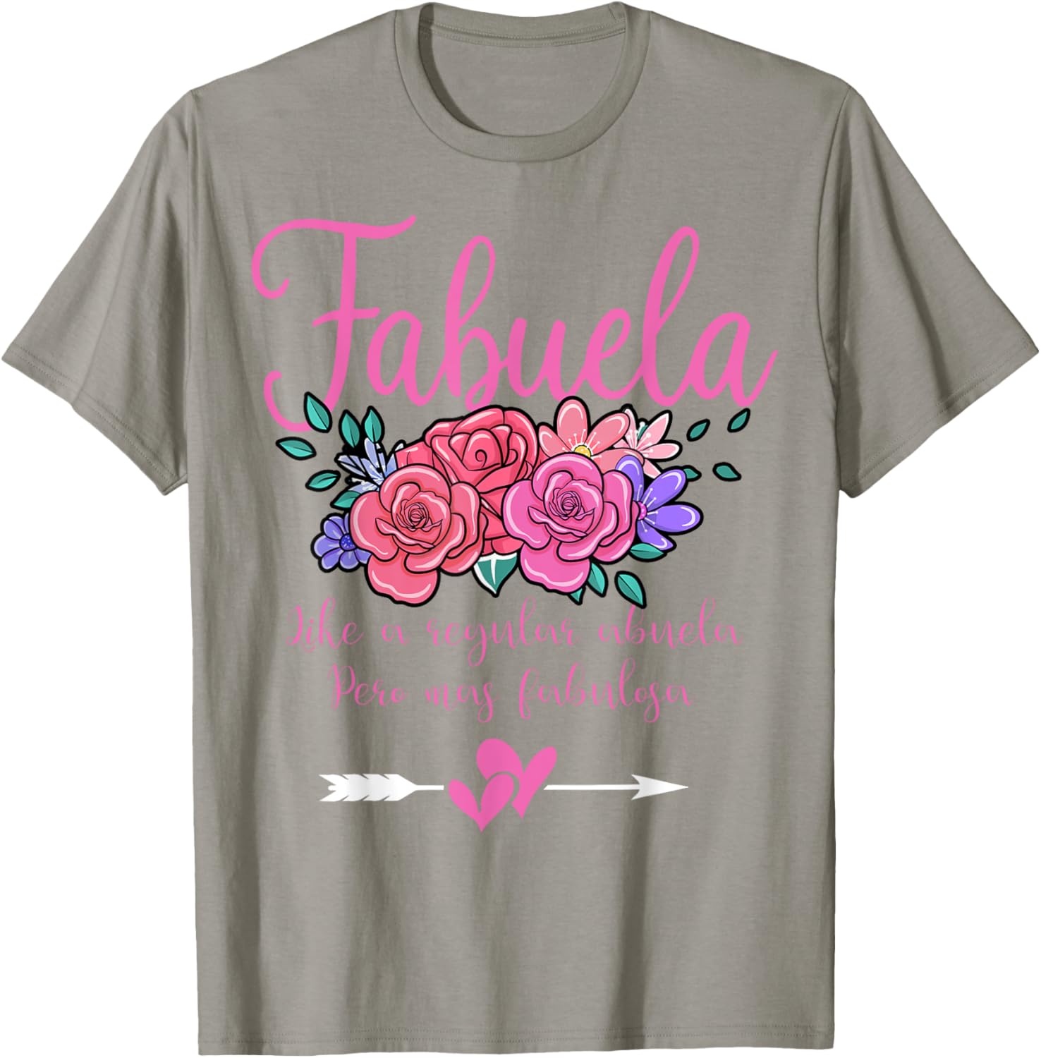 Fabuela Abuela Funny Spanish Grandma Definition T-Shirt for Family Fun - 5