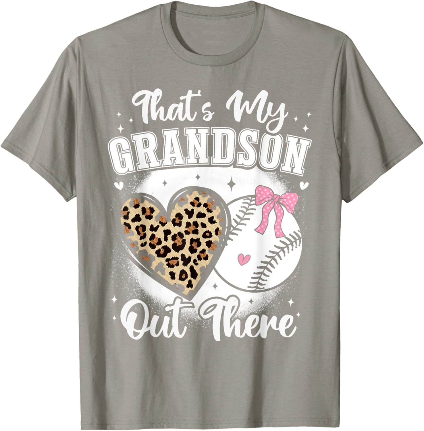Cheer Grandma Tshirt for Baseball Nana Proud of Her Grandson - 5