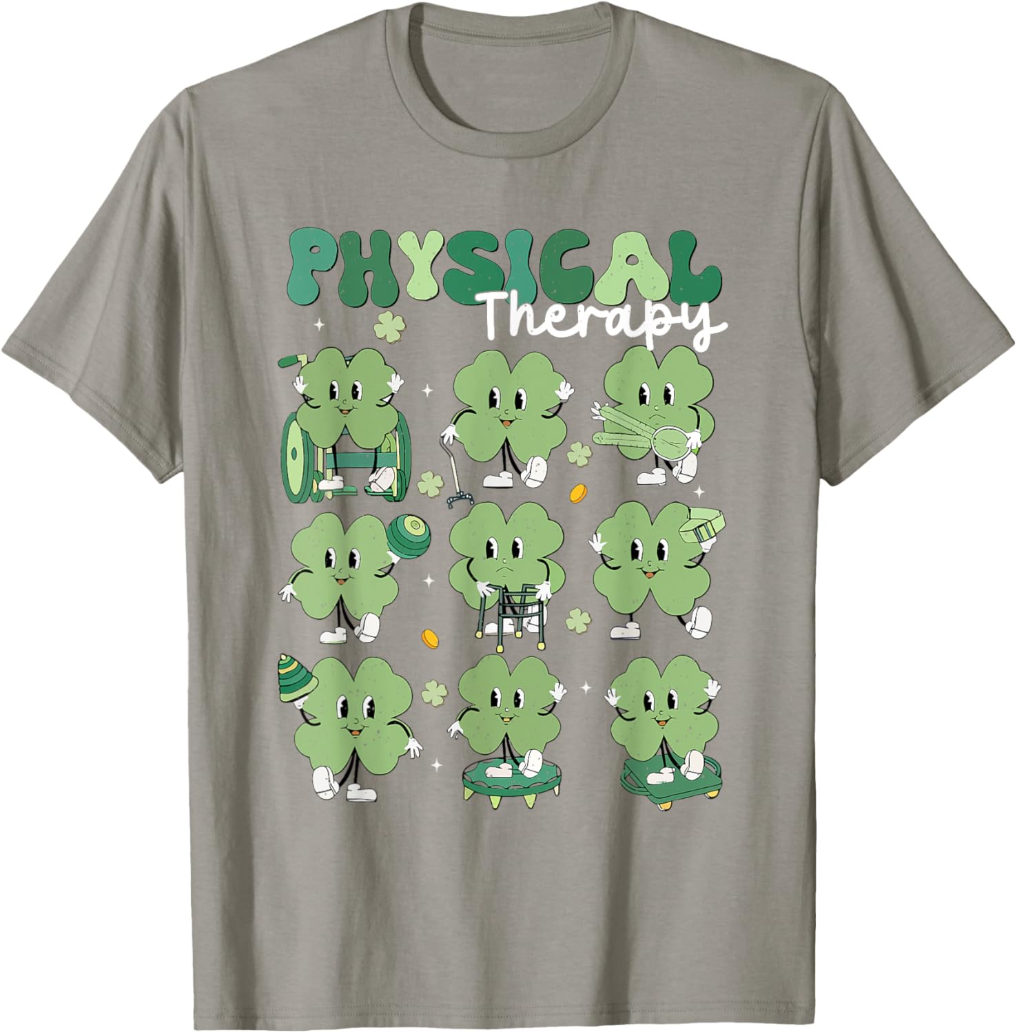 Groovy St Patricks Day Lucky Shamrock T-Shirt for Fun Celebrations - 6