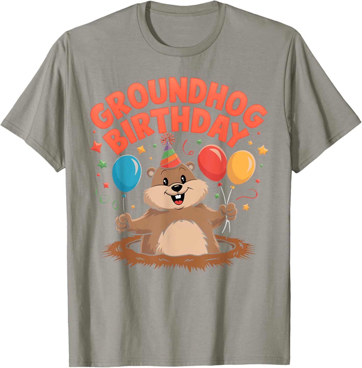 Cute Groundhog Day Birthday T-Shirt for February 2 Celebrations - 19