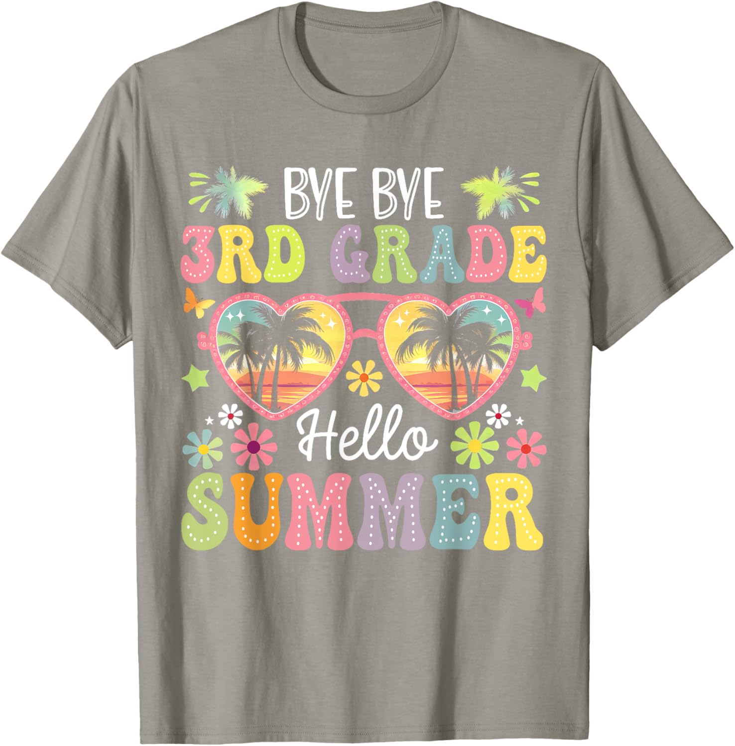 Goodbye 3rd Grade Hello Summer Kids T-Shirt for Boys Last Day of School - 2
