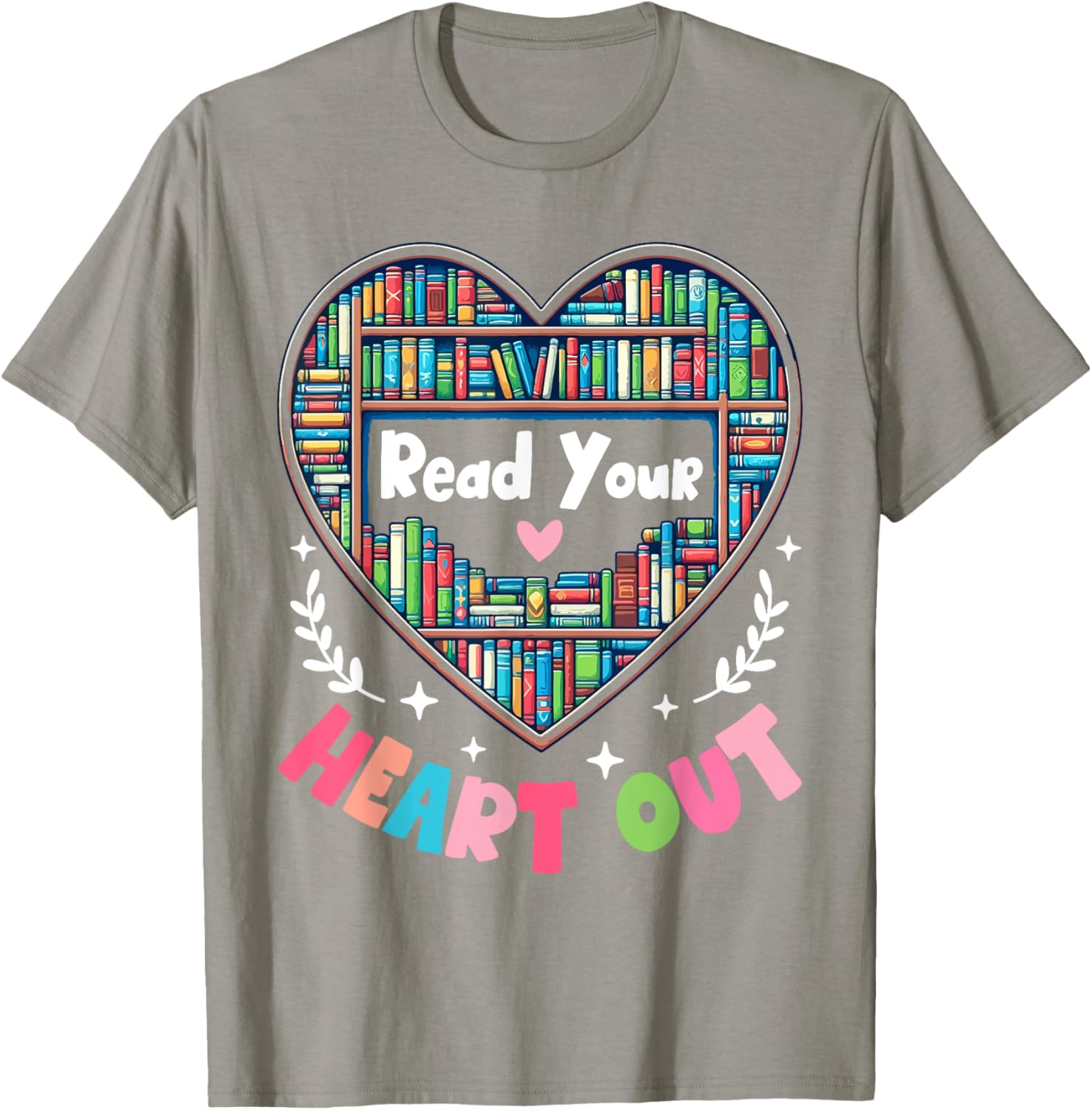 Cute Retro Reading T-Shirt for Women Perfect for Valentine's Day Gift - 1