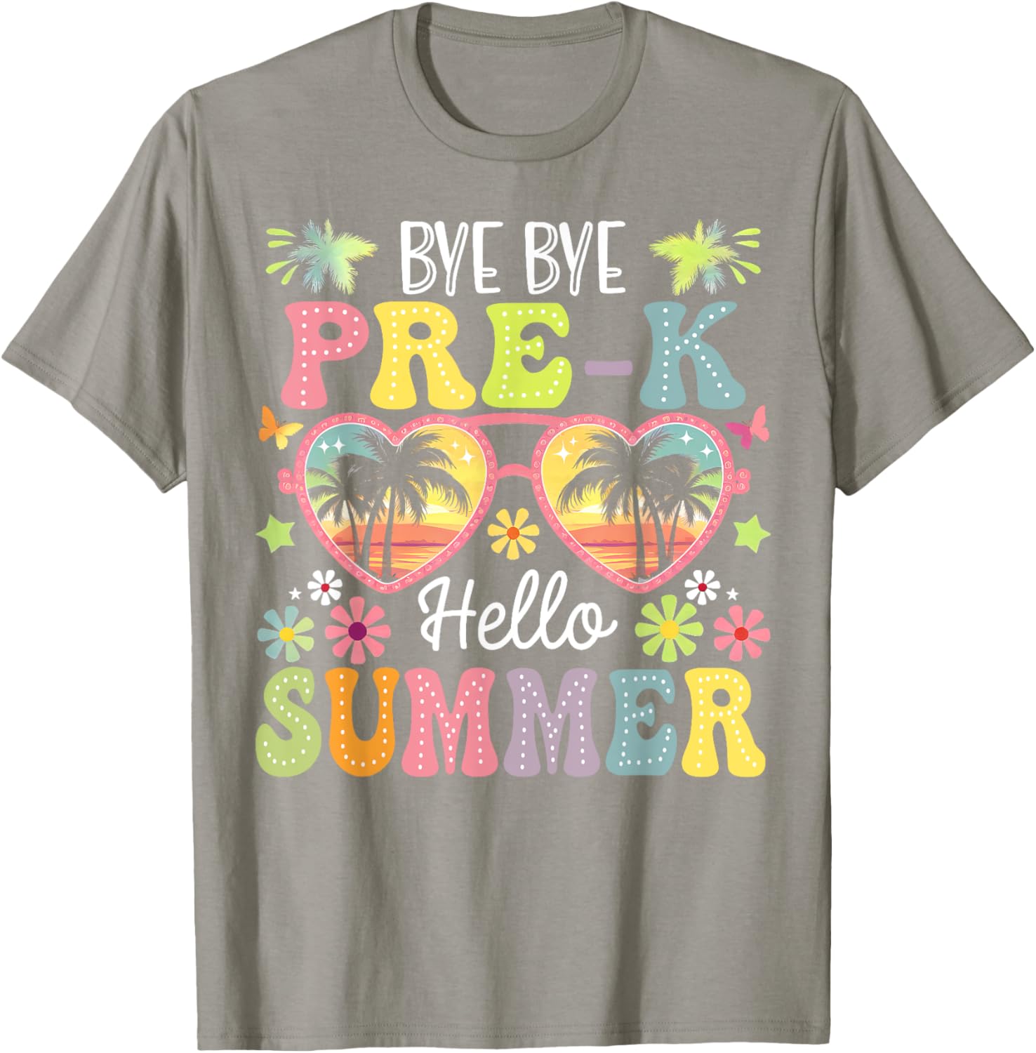 Goodbye Pre-K Hello Summer Boys Kids T-Shirt for Last Day of School - 16