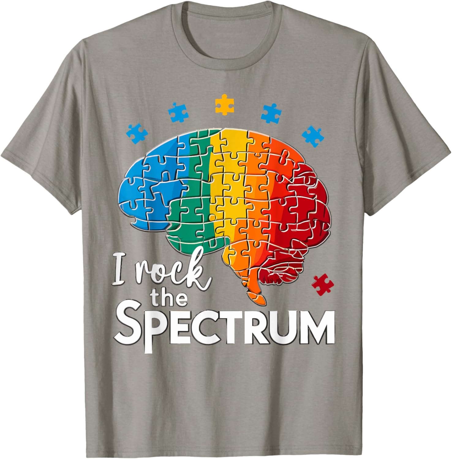 Cute Autism Awareness T-Shirt for Toddlers I Rock The Spectrum Design - 8