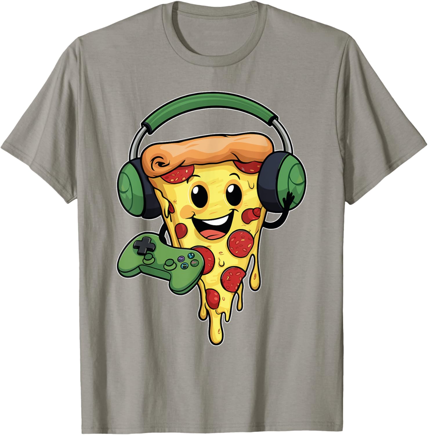 Funny Gamer Pizza Lovers T-Shirt for Video Game Enthusiasts - 12