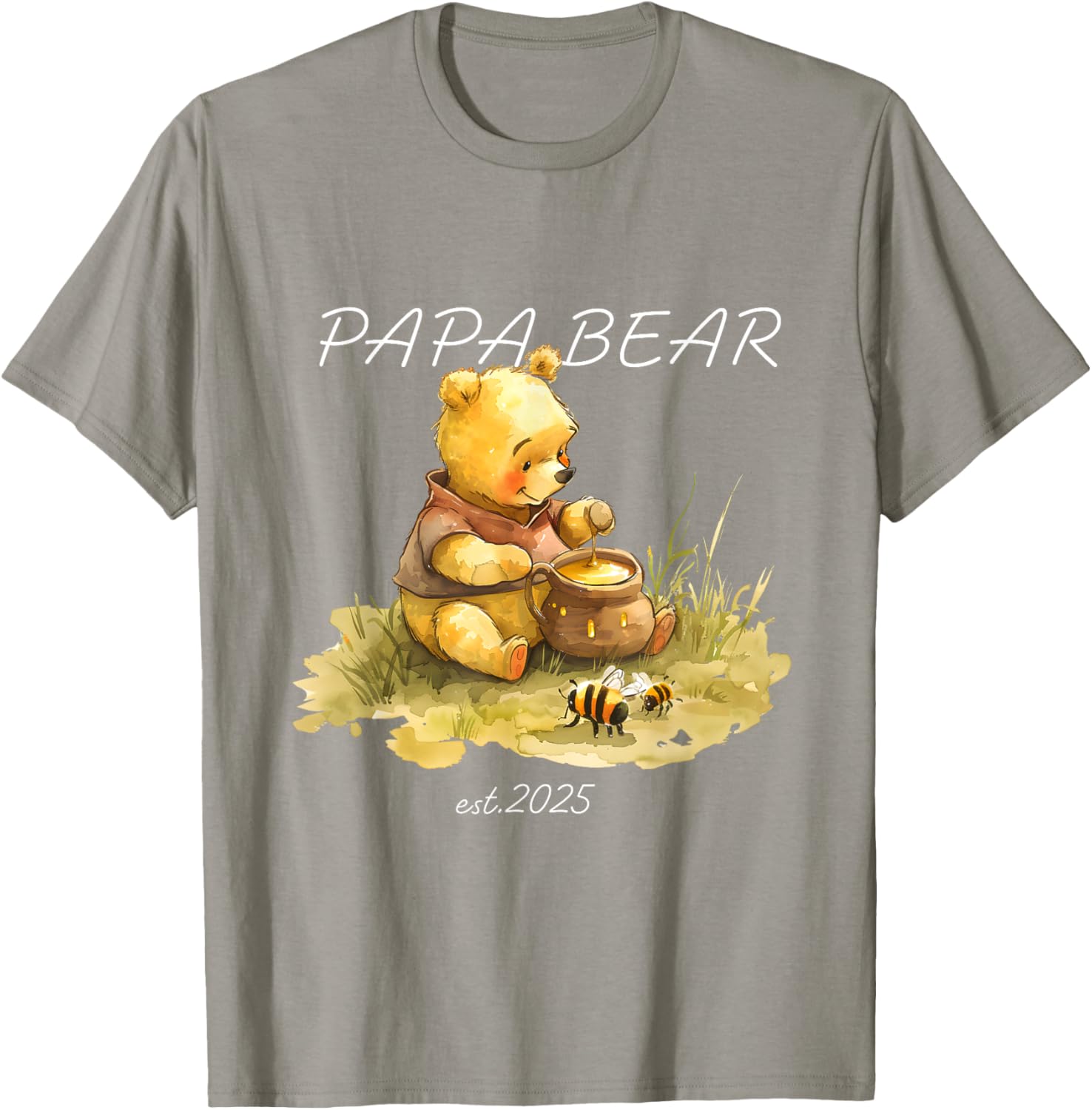 Cute Papa Bear Honey T-Shirt for Dads β Stylish and Comfy Men's Tee - 10