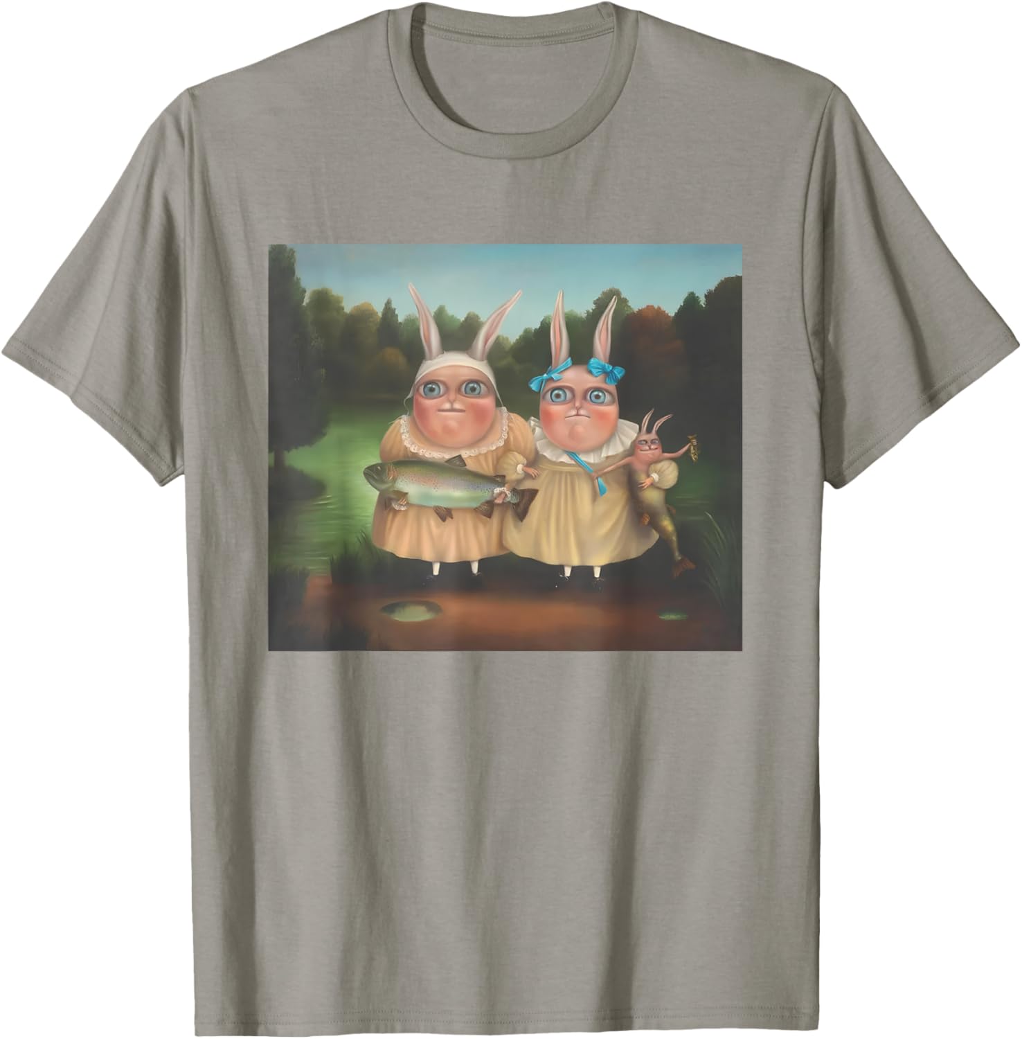 Cute Easter Bunny T-Shirt for Rabbit Lovers by Irena Aizen - 19