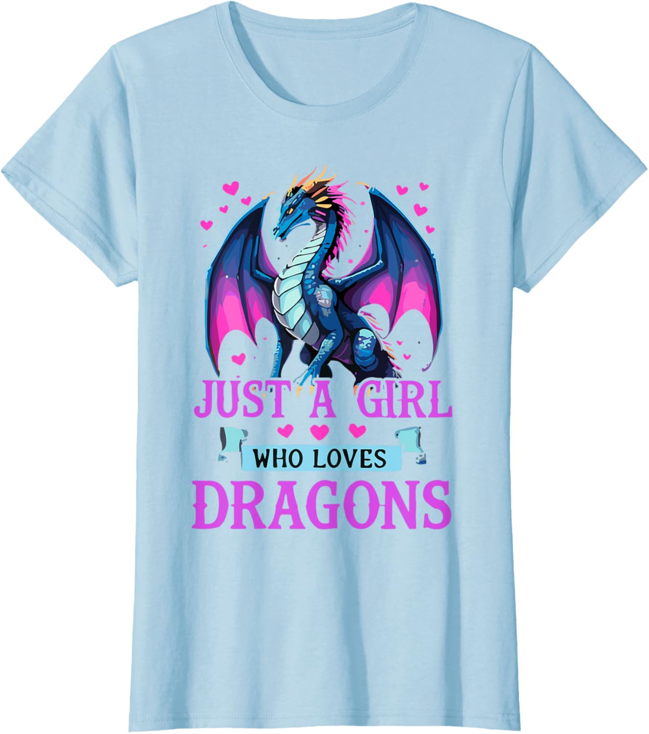 Cute Dragon T-Shirt for Girls Who Love Dragons | Fun and Stylish Apparel - 10