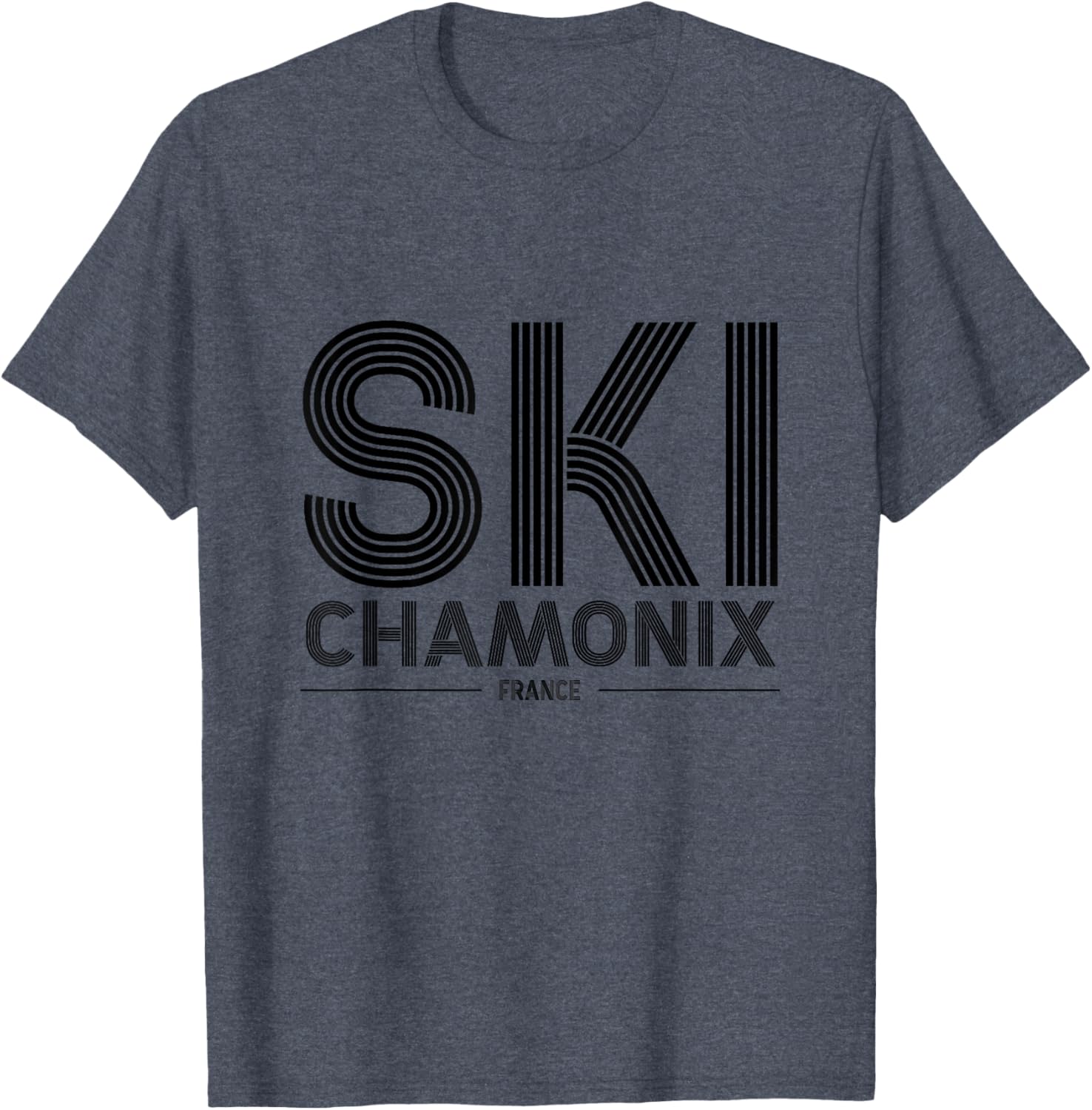 Chamonix Ski Resort T-Shirt for Ski Lovers in the French Alps - 12