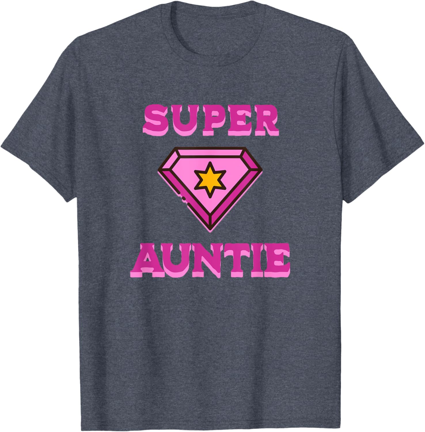 Funny Super Auntie T-Shirt for Mother's Day Gift - Cute and Comfy Apparel - 6