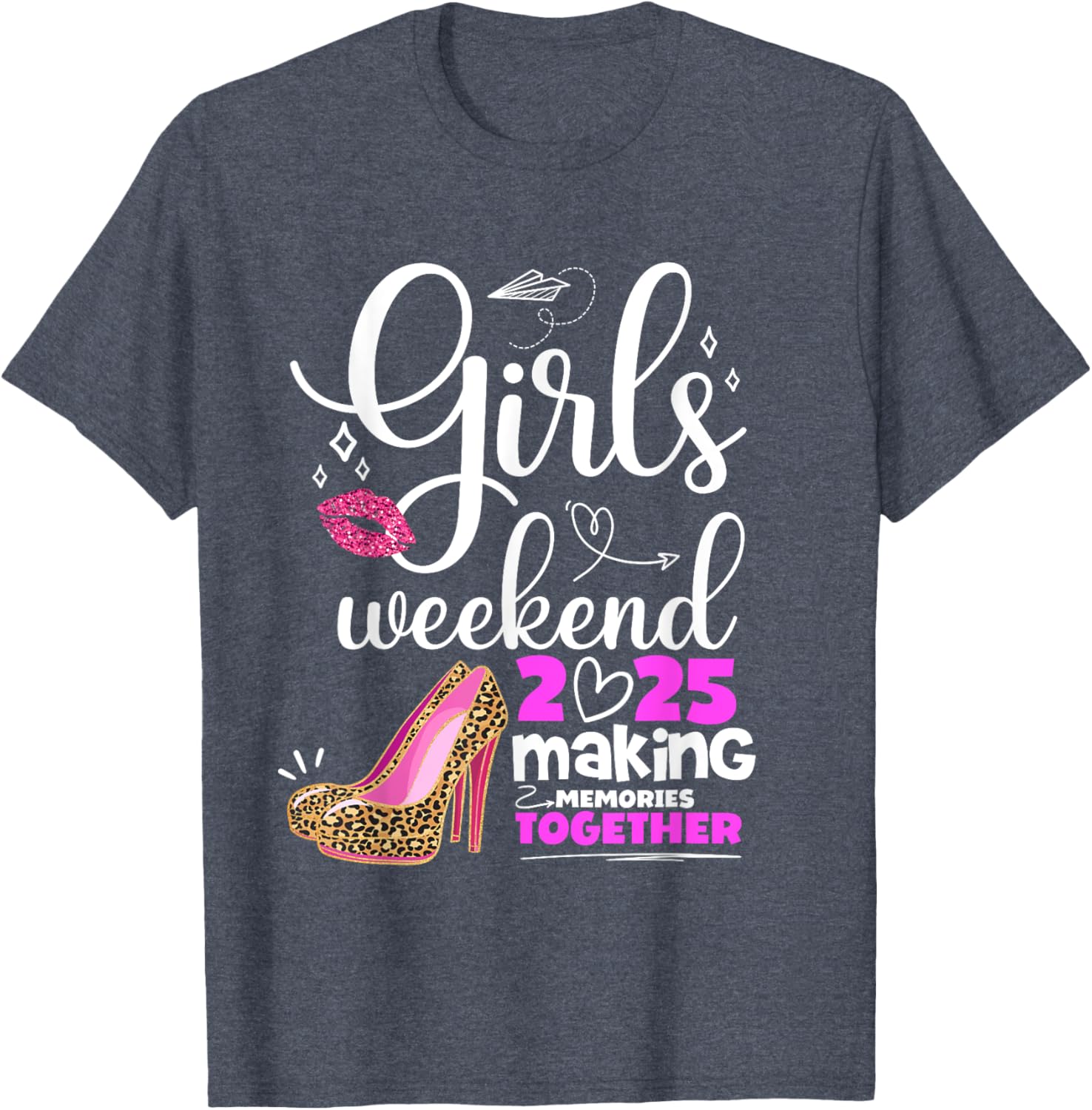 Girls Weekend 2025 Matching T-Shirt for Fun Girls Trip Vibes - 11