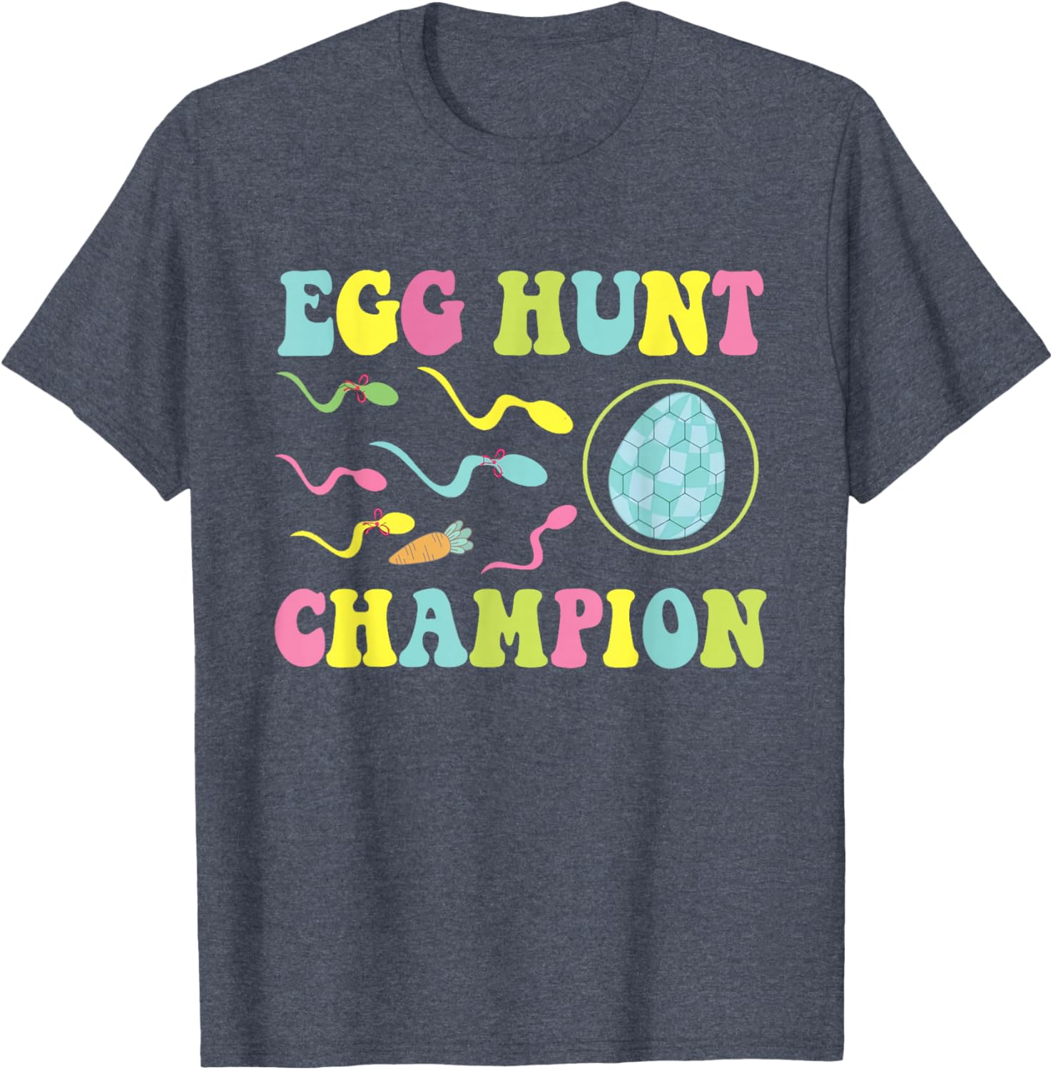 Funny Dad Easter Pregnancy Announcement T-Shirt for Egg Hunt Champions - 2