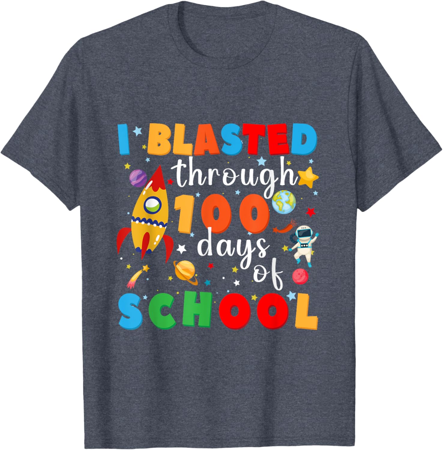 Celebrate 100 Days of School with Our Fun Teacher T-Shirt for Staff - 6