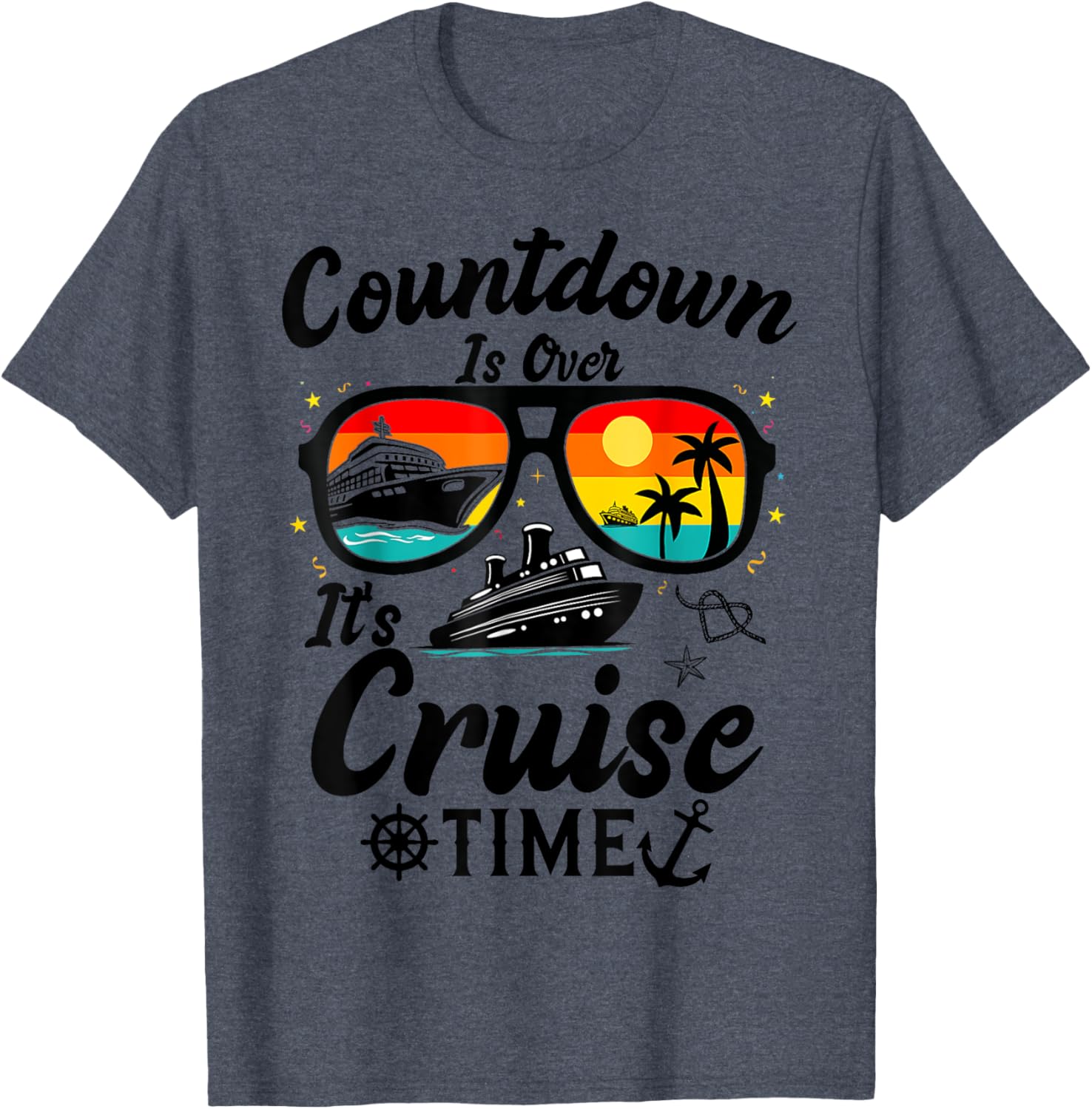 Cruise Time Countdown T-Shirt for Men and Women - Fun Vacation Apparel - 20