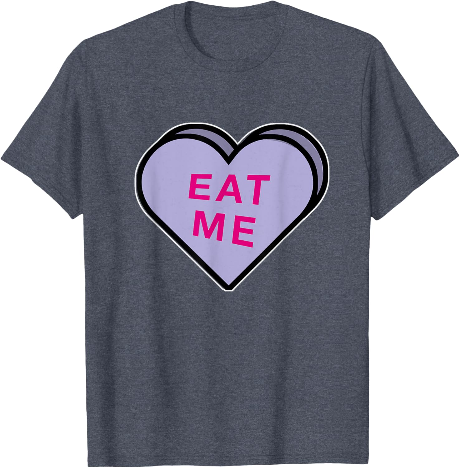 Funny Eat Me Valentine's T-Shirt - Cute Dirty Candy Heart Design - 15