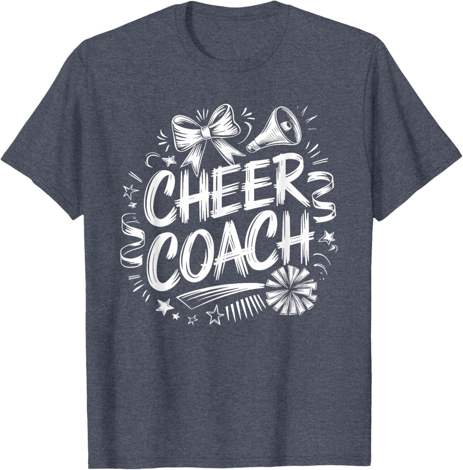 Cheer Coach T-Shirt for Cheerleaders - Cheerleading Apparel Gift - 24