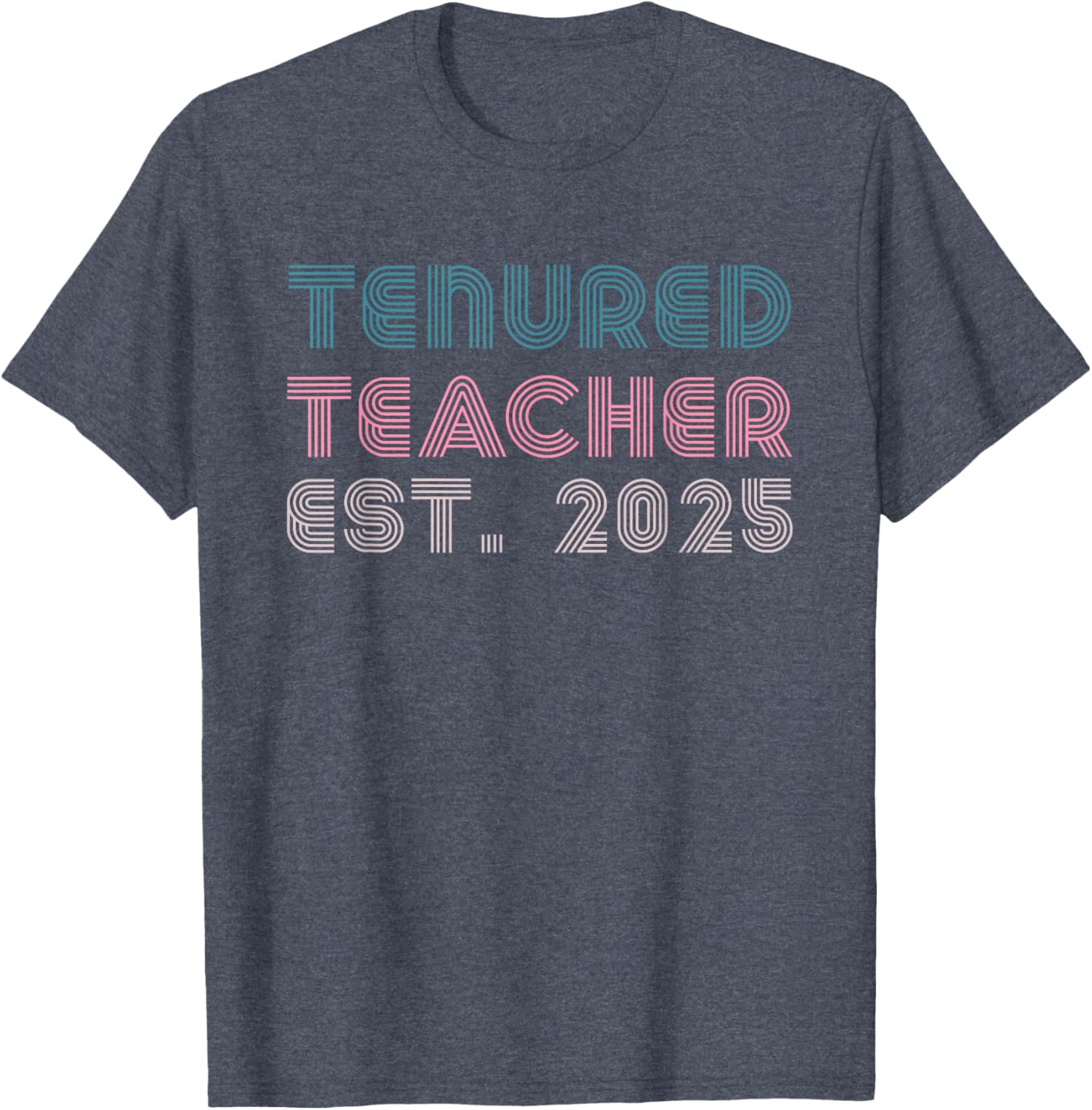 Congrats Tenured Teacher 2025 Women’s Promotion T-Shirt for Educators - 3
