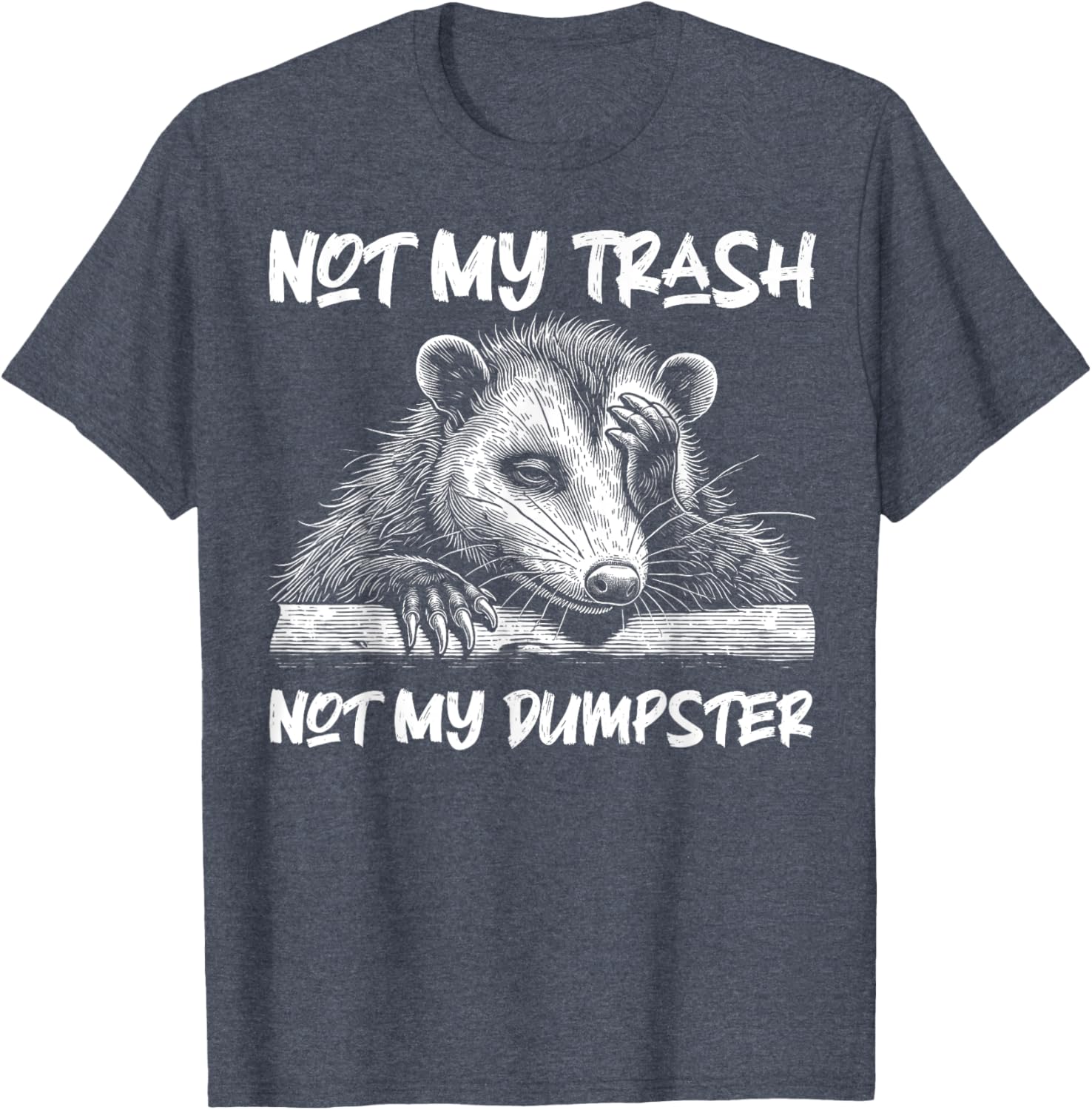 Funny Cute Baby Opossum T-Shirt for Animal Lovers and Opossum Fans - 7