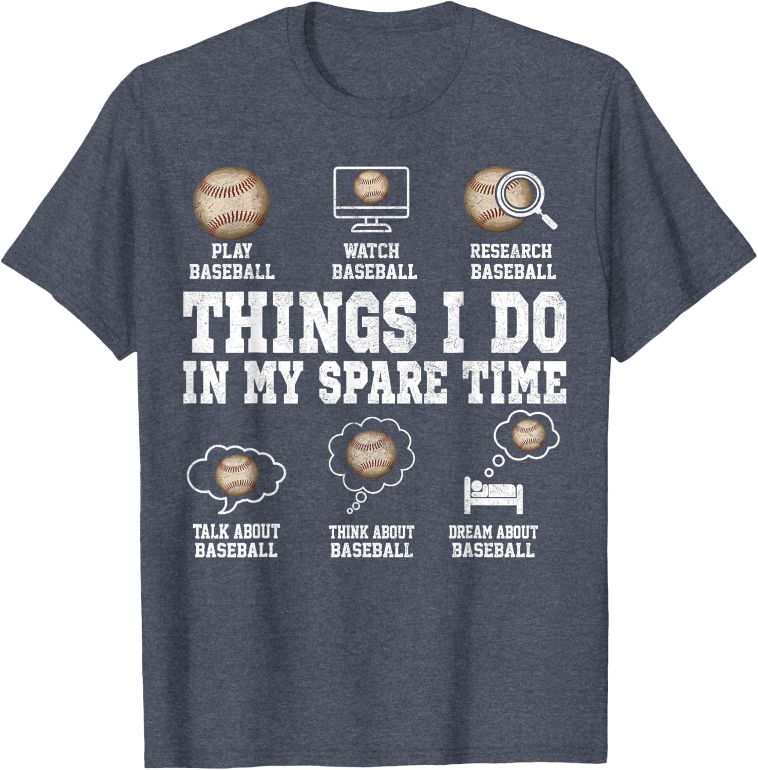 Funny Baseball Player T-Shirt for Fans Perfect for Spare Time Fun - 7