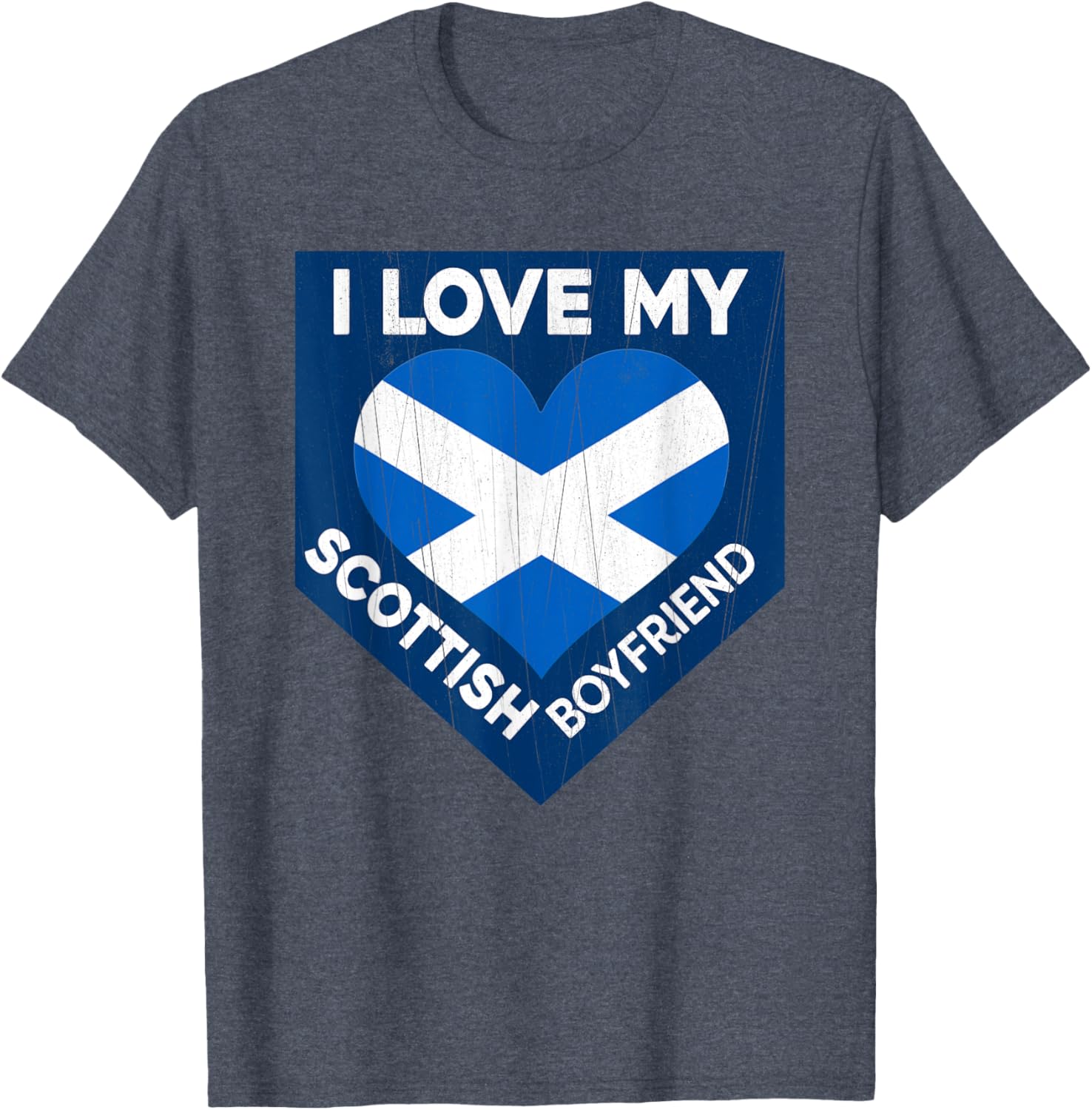 Funny I Love My Scottish Boyfriend T-Shirt for Proud Girlfriends - 4