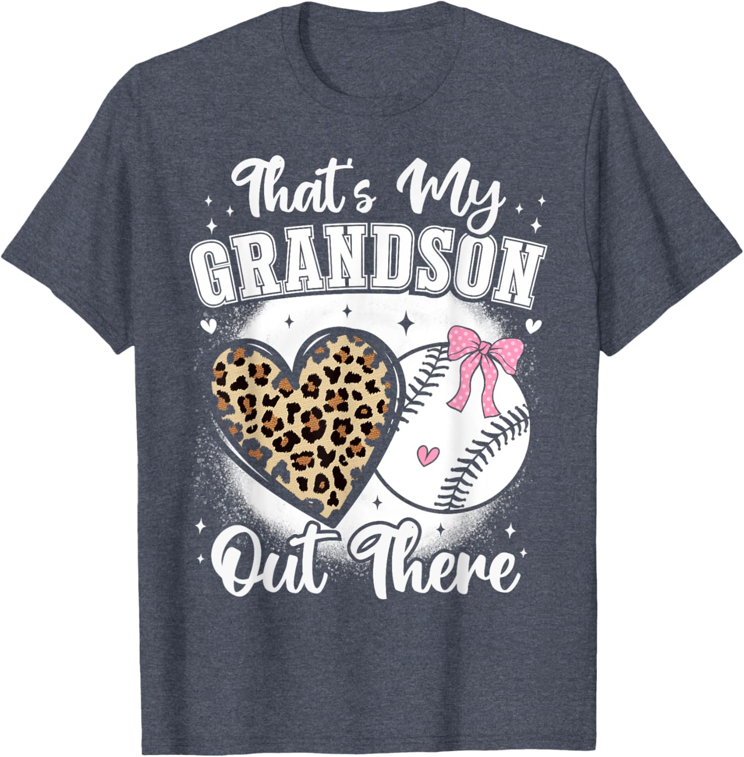 Cheer Grandma Tshirt for Baseball Nana Proud of Her Grandson - 7