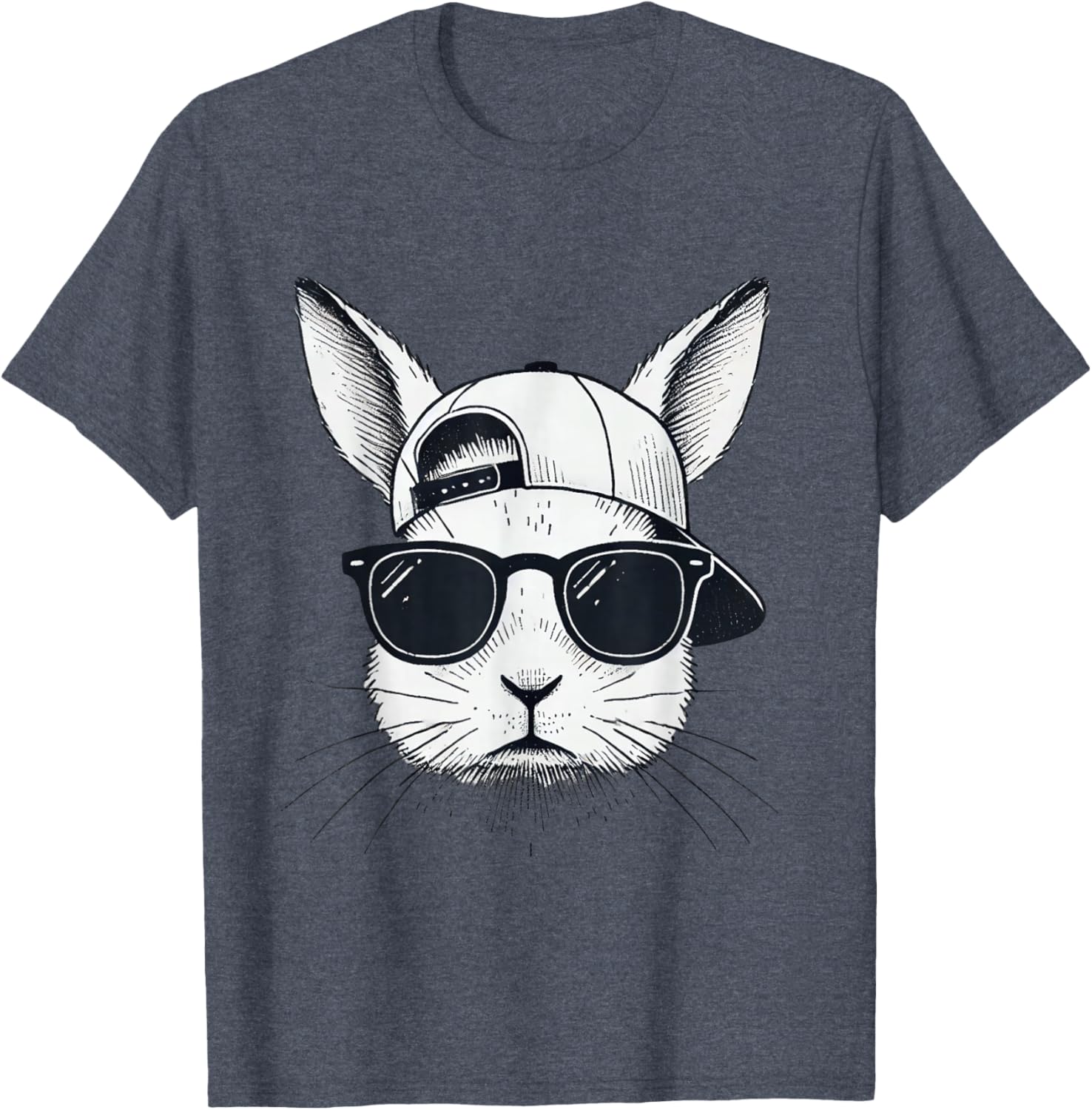 Cool Bunny Face Sunglasses T-Shirt for Easter Fun β Boys, Men, Kids - 26