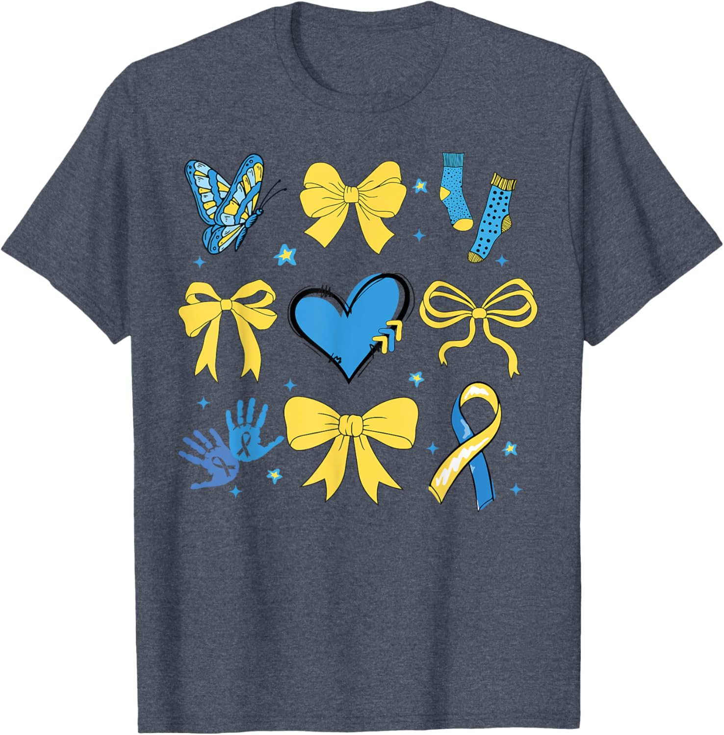 Coquette Bow T-Shirt for Girls - Trisomy 21 Down Syndrome Awareness - 10