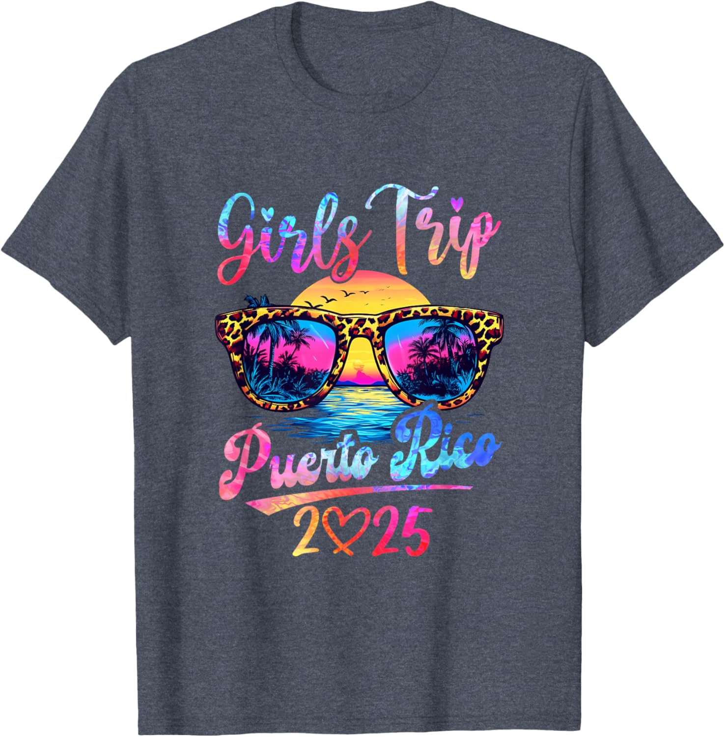 Girls Trip Puerto Rico 2025 Matching T-Shirt for Summer Vacation Fun - 7