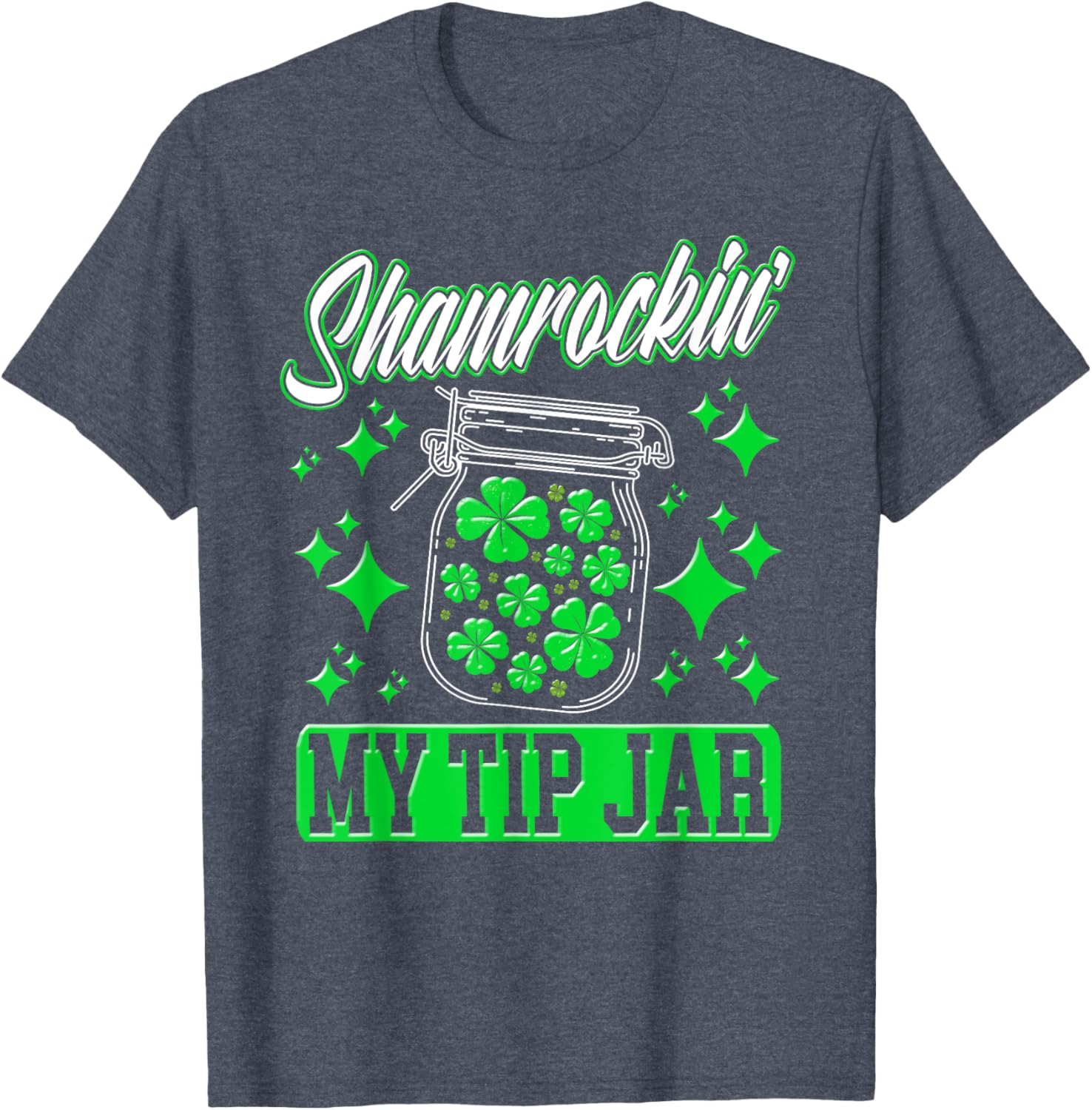 Funny St Patricks Day T-Shirt for Waitstaff – Lucky Tips Design - 4