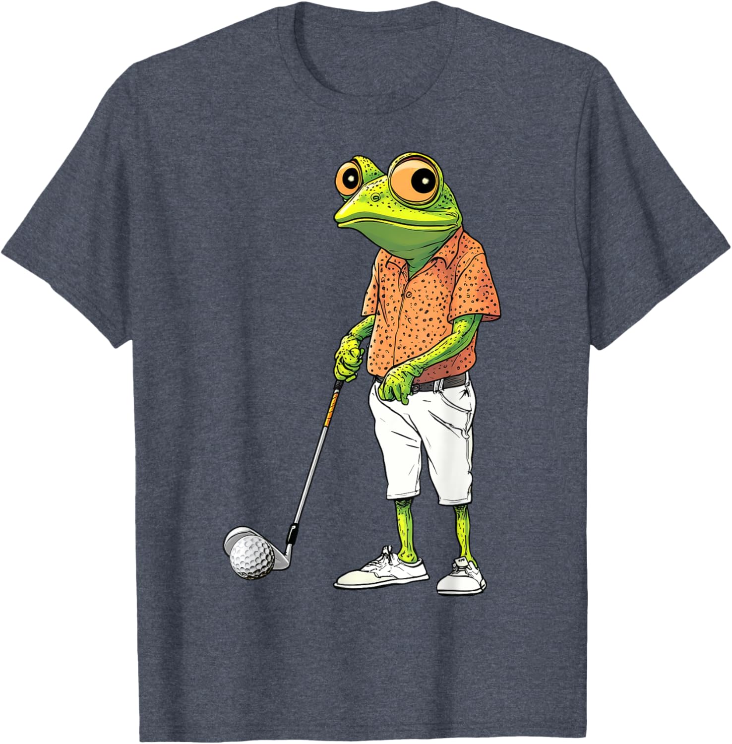 Cute Frog Golf Player T-Shirt for Golf Lovers and Animal Fans - 4
