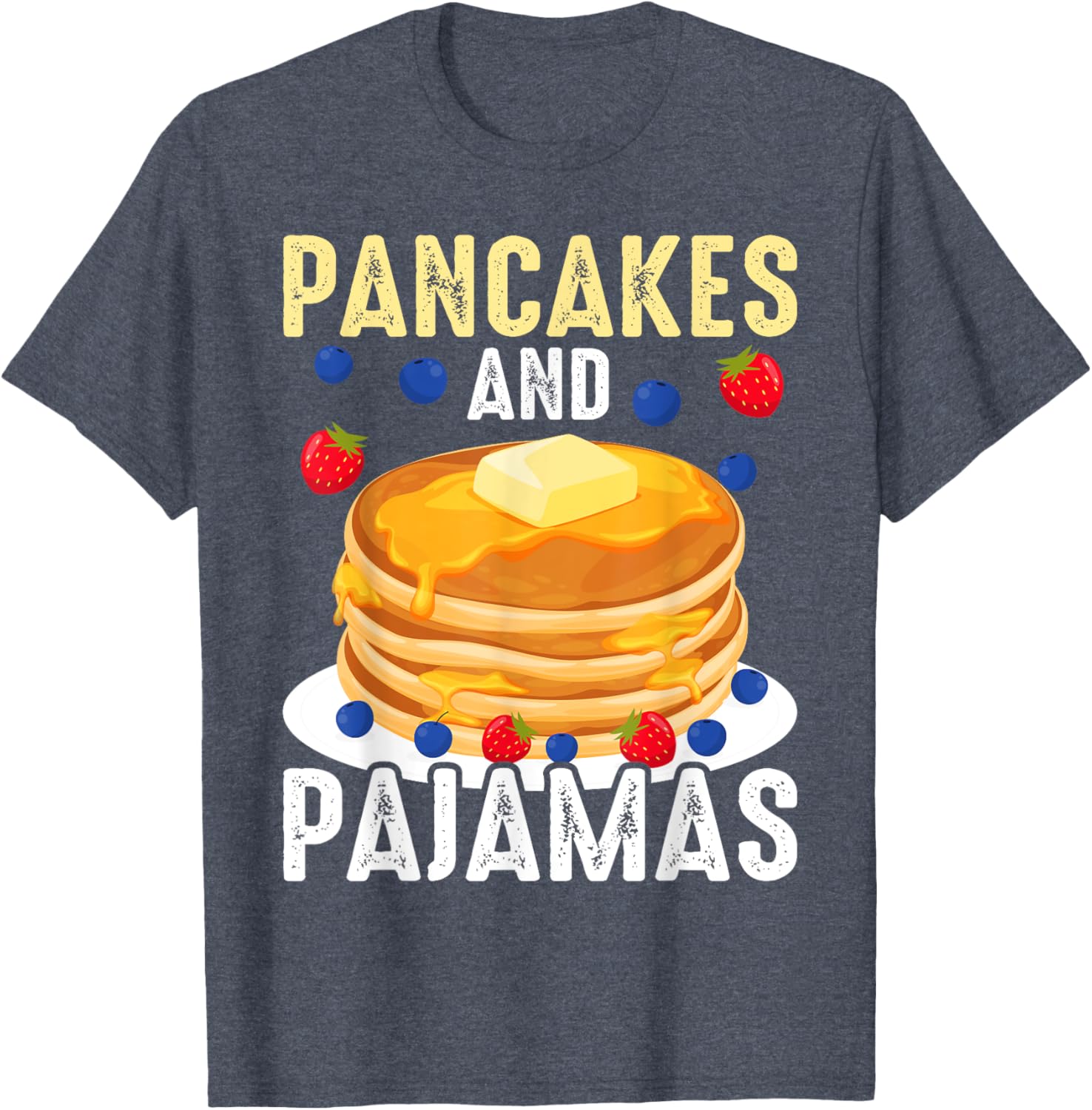Cozy Pancake Pajama T-Shirt for Fun and Relaxation at Home - 4